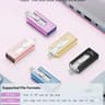 MFi Certified 256GB Flash Drive USB Memory Stick Thumb Drive USB Stick iPhone iPad Android PC Purple