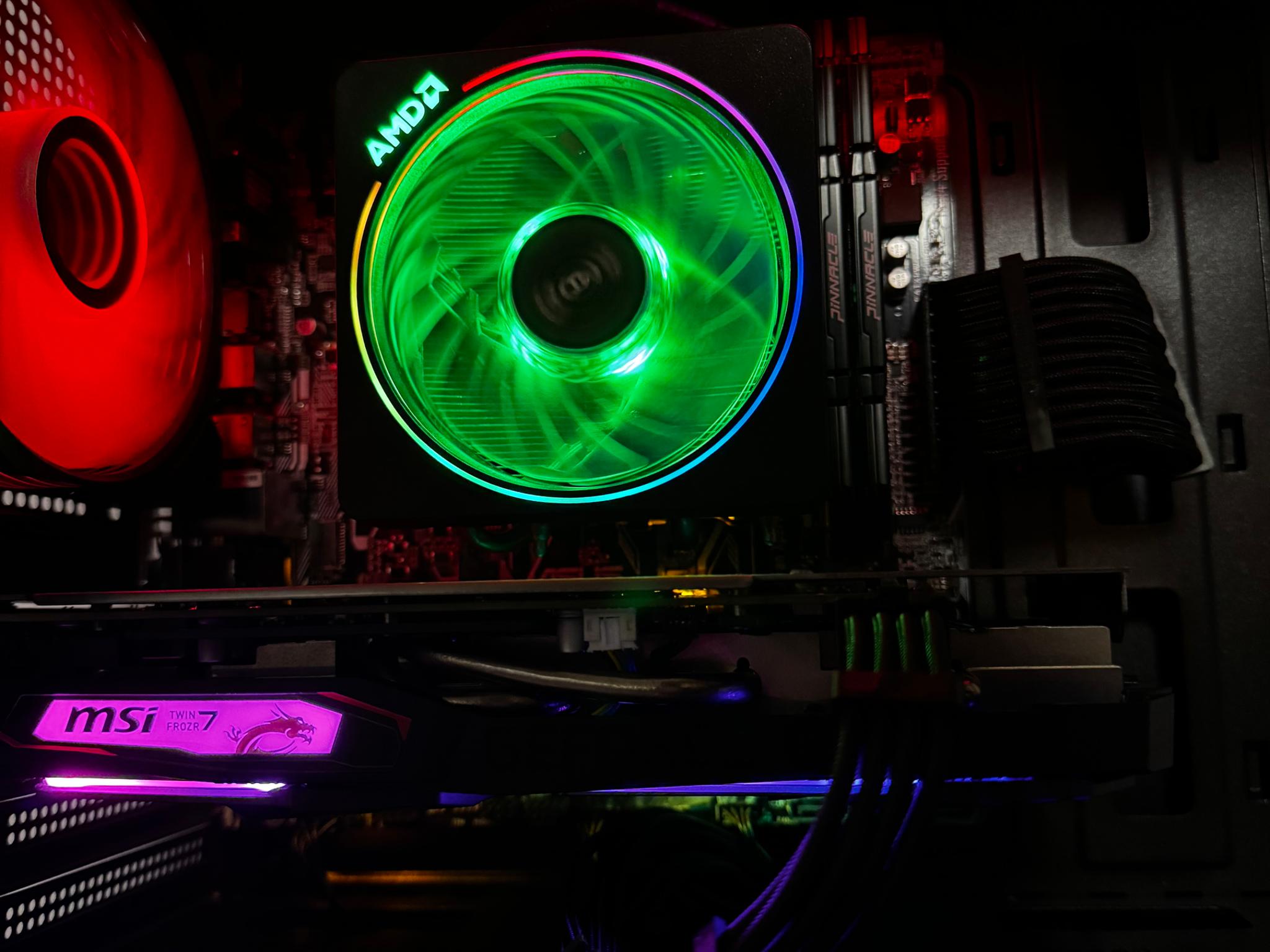 🏴DARKNIGHT🏴 | RYZEN 7 1700X | NVIDIA 1660 | 1TB SSD | 16GB DDR4 | BT/WIFI | WIN 11