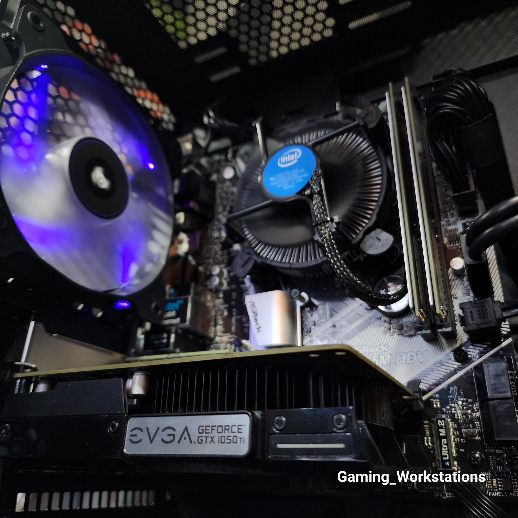 🖤💙🖤 Intel Core i5 8500 // EVGA GeForce GTX 1050 Ti // Silicon Power 16GB 3200MHz
