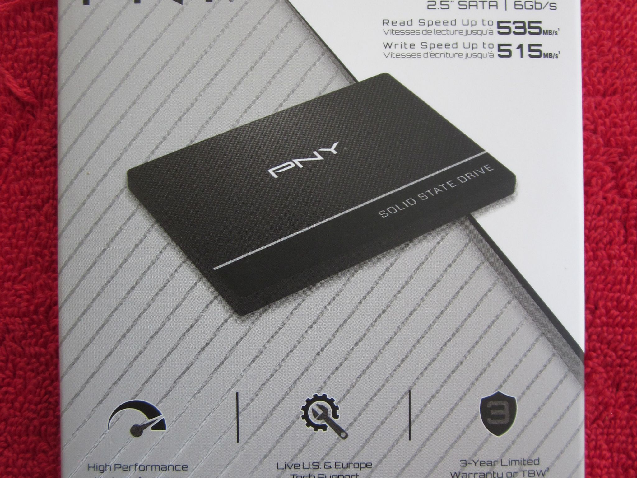 NEW SEALED PNY CS900 2.5" 1TB SATA III SSD SSD7CS900-1TB-RB