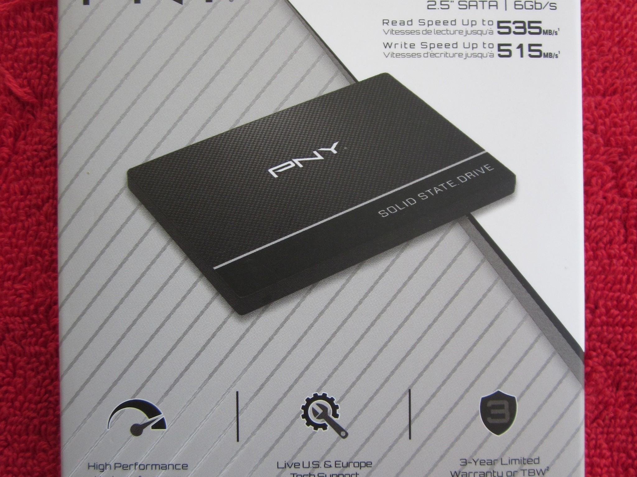 NEW SEALED PNY CS900 2.5" 1TB SATA III SSD SSD7CS900-1TB-RB