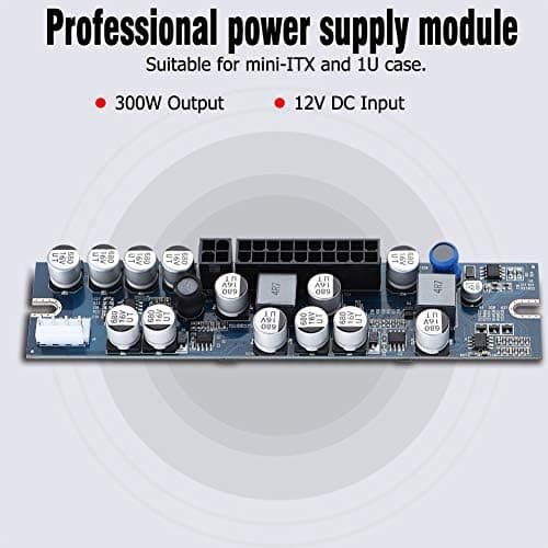 Power Supply Module 24 Pin DC 12V 300W PC PSU Computer Power Supply Module Connect AUX SATA Cable