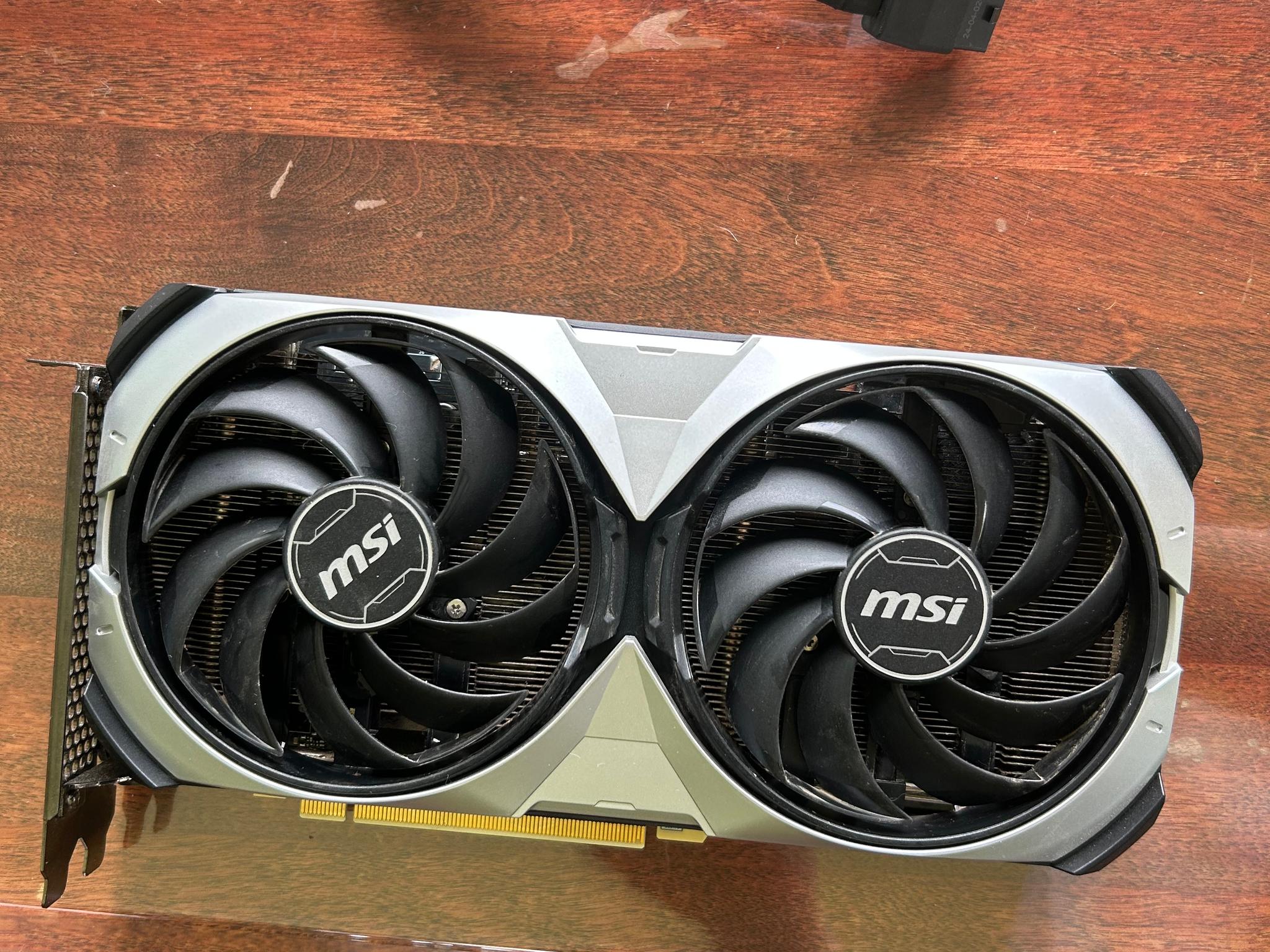 Used MSI VENTUS 2X OC GeForce RTX 4070 SUPER