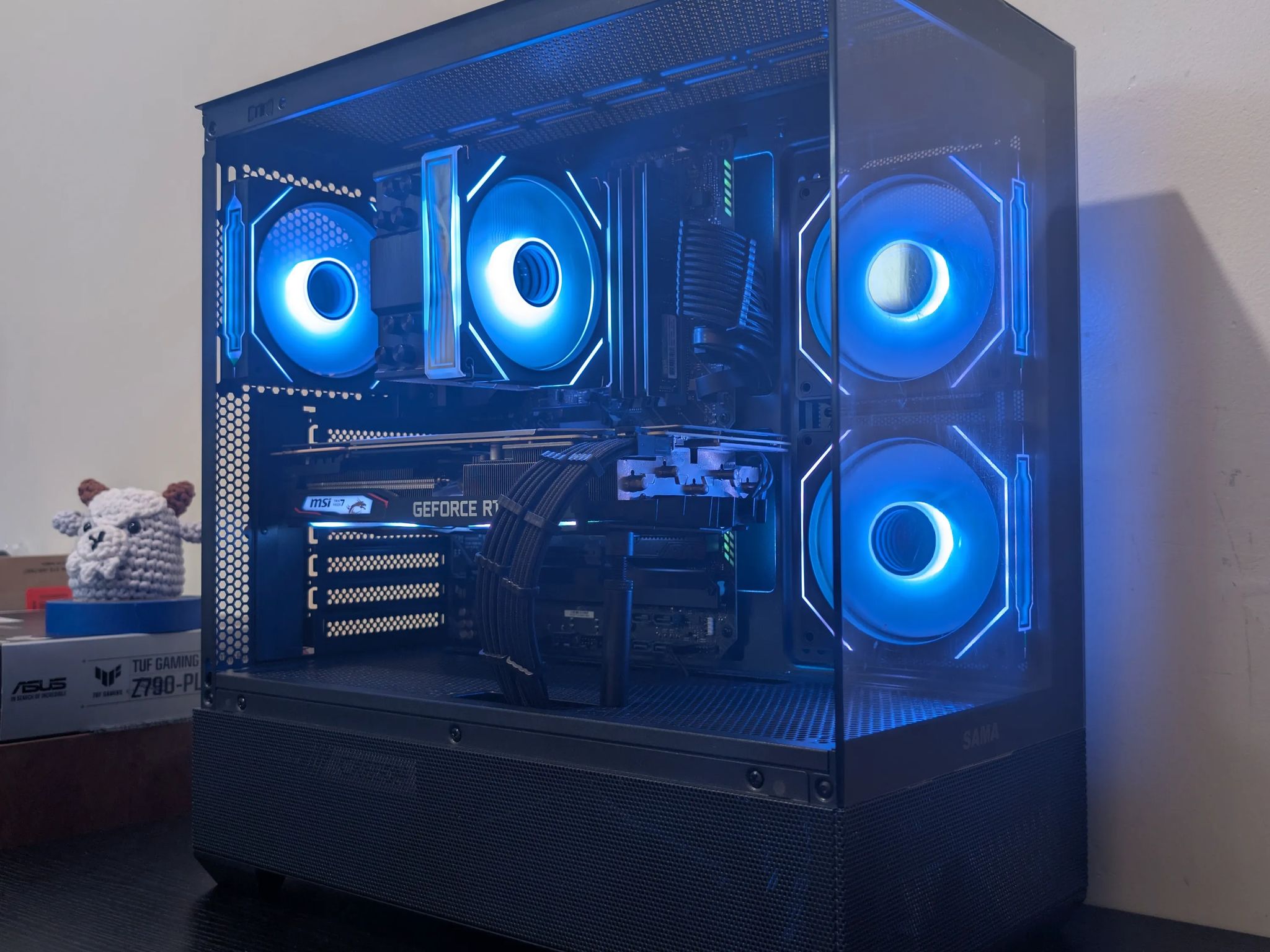 🐦‍⬛1440p Black RGB Gaming PC | RTX 2070 Super | i7 11700 | 1TB SSD | 48GB RAM | WiFi & Bluetooth🐦‍⬛