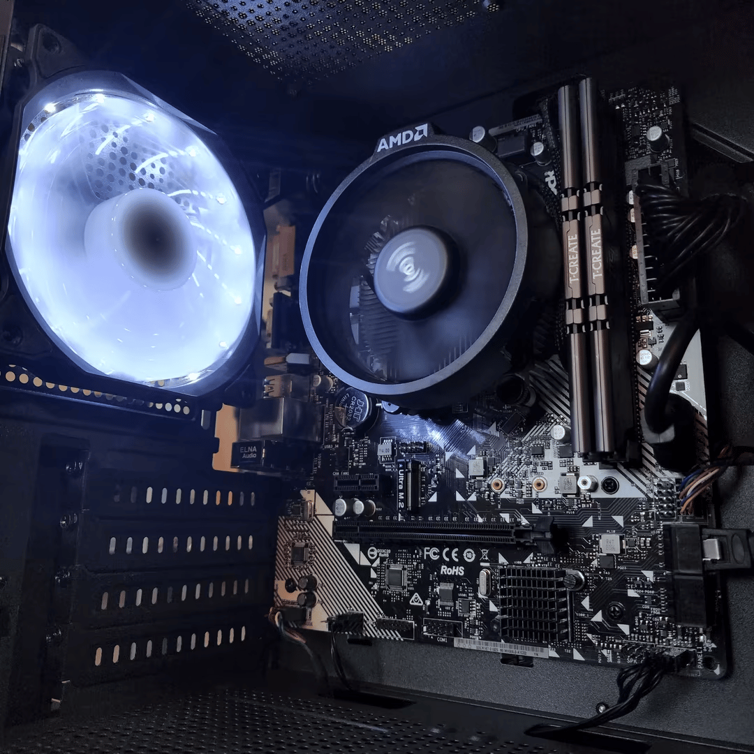 AMD Ryzen 3 2200G 4C 4T w/ AMD Vega 8 Graphics // T-Create 16GB 3600MHz