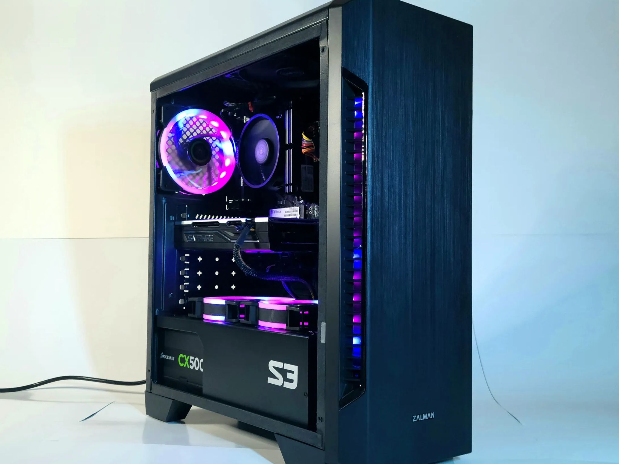 Z90 Gaming PC Radeon Custom Windows 11 1000GB AMD Desktop RGB controlled!