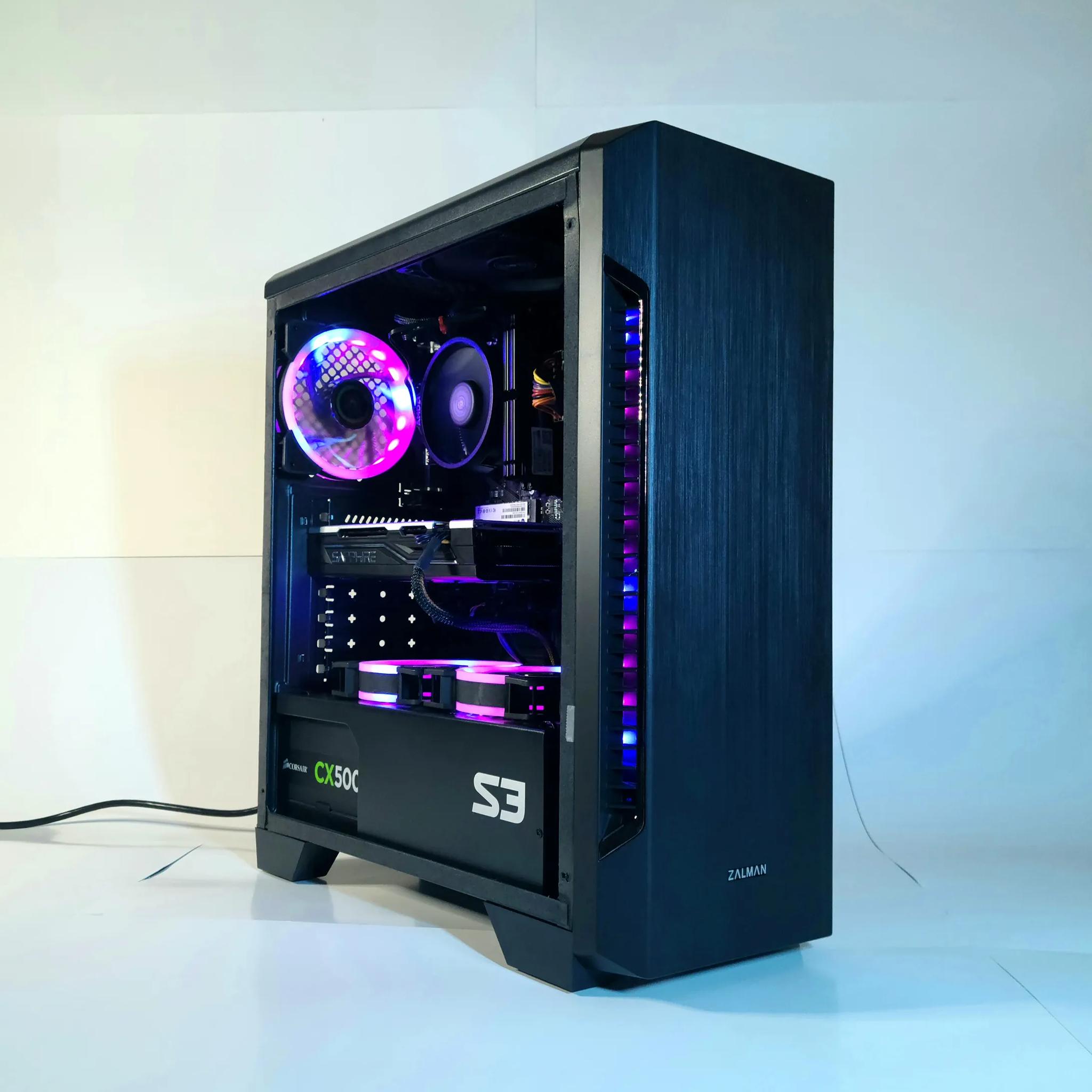 Z90 Gaming PC Radeon Custom Windows 11 1000GB AMD Desktop RGB controlled!