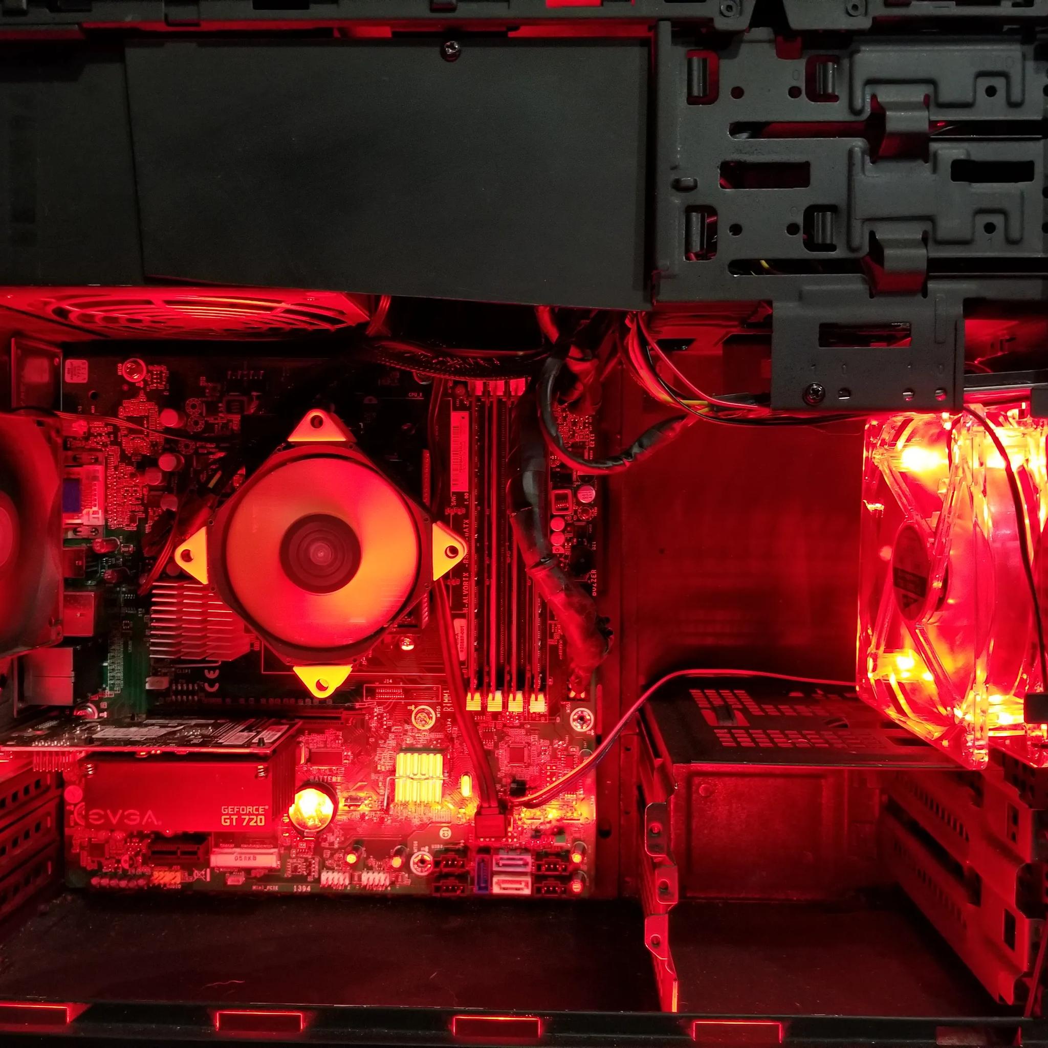 huge value/flat black moded/starter budget office/gaming pc