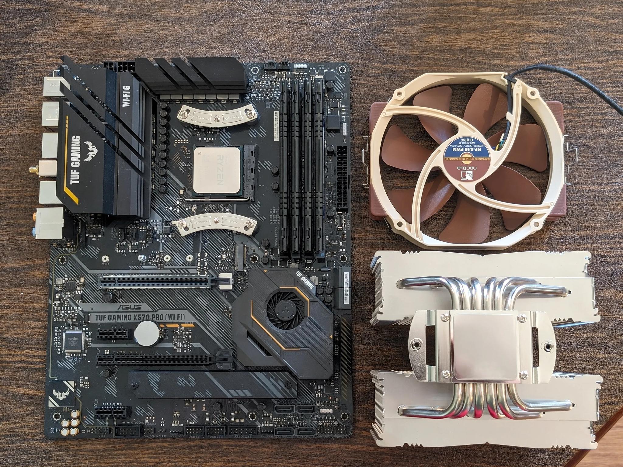 MoBo/CPU/Memory Combo: ASUS TUF GAMING X570-PRO (WI-FI) w/AMD 5600X3D CPU/G.Skill 3200mhz DDR4 32gb