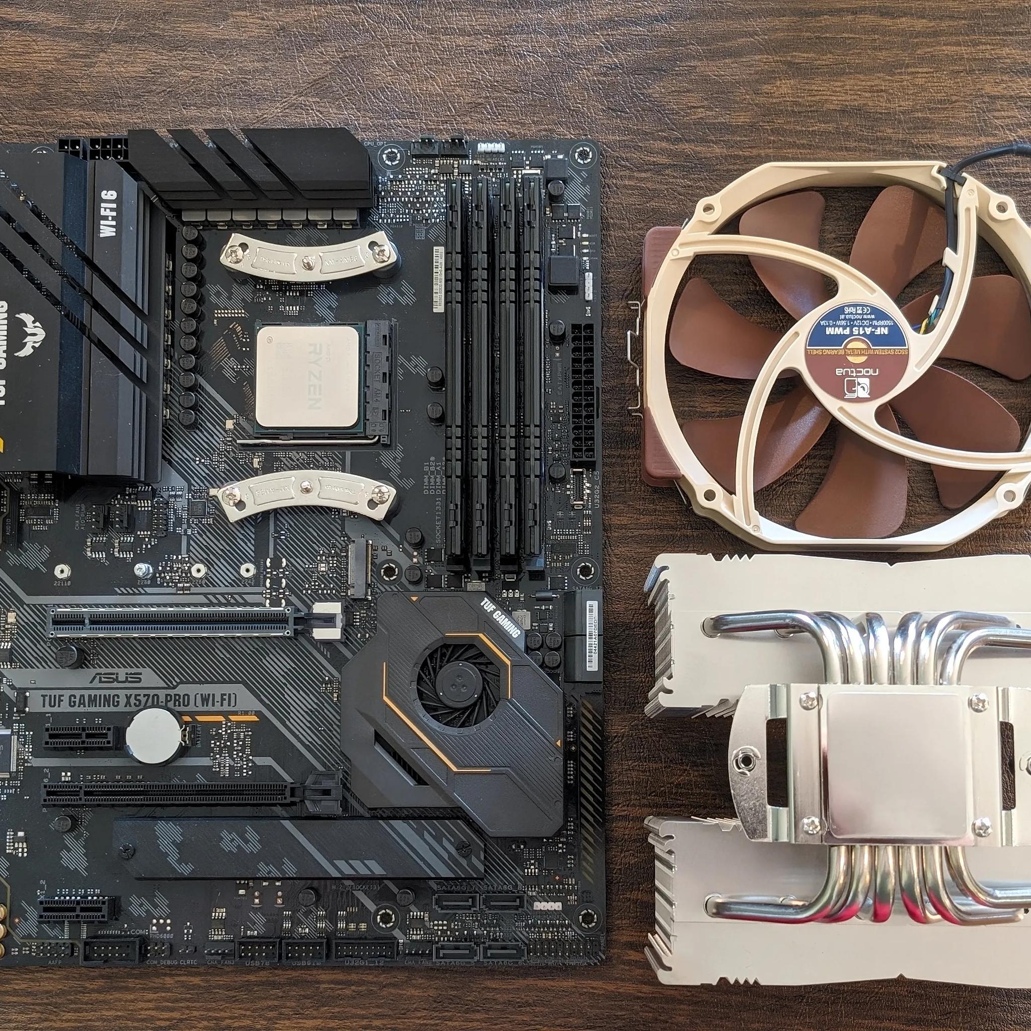 MoBo/CPU/Memory Combo: ASUS TUF GAMING X570-PRO (WI-FI) w/AMD 5600X3D CPU/G.Skill 3200mhz DDR4 32gb