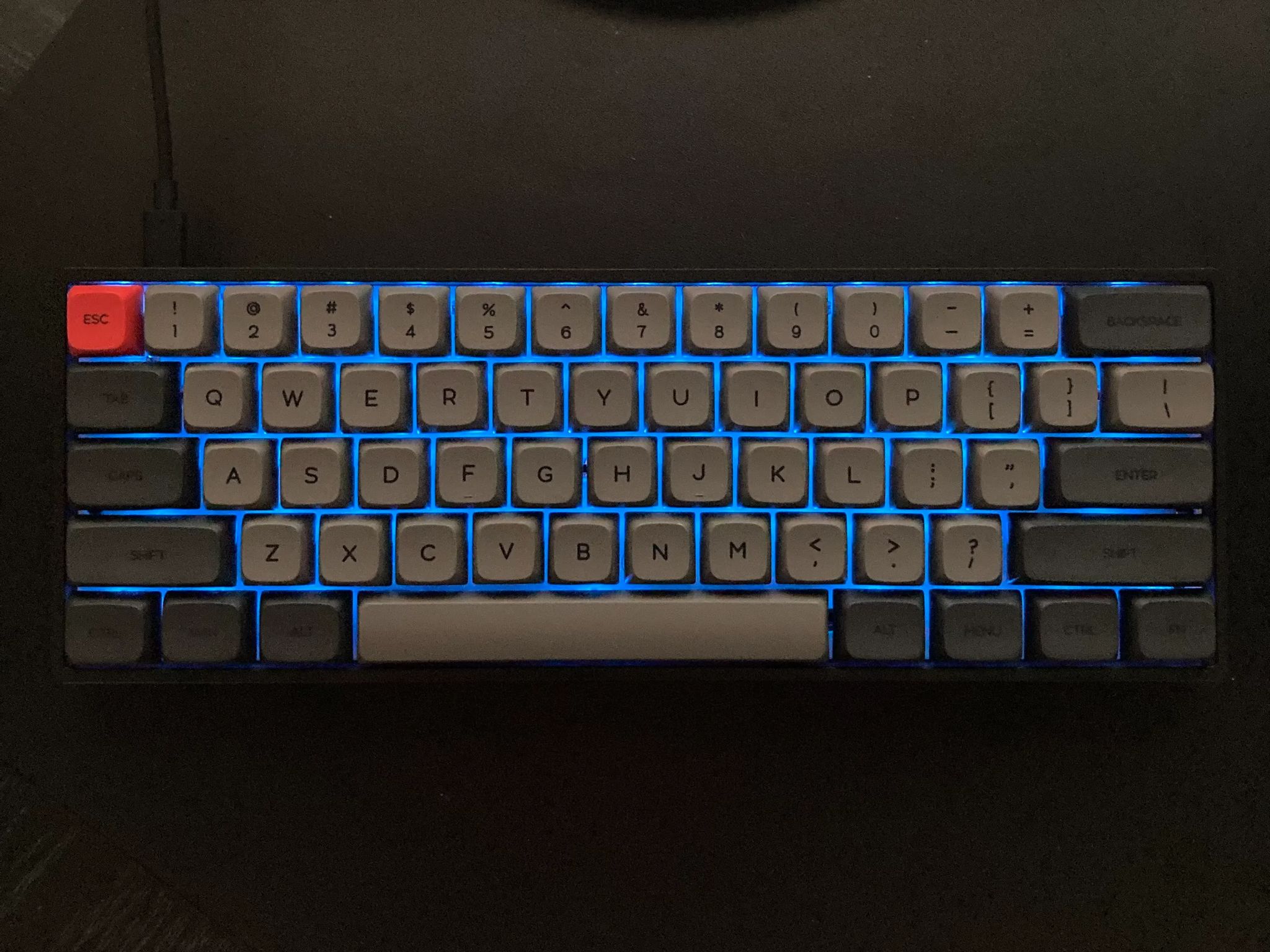 CHEAP!!! (Modded Stabilizers) Epomaker Sk61 Mechanical Keyboard (soothing black switches) 