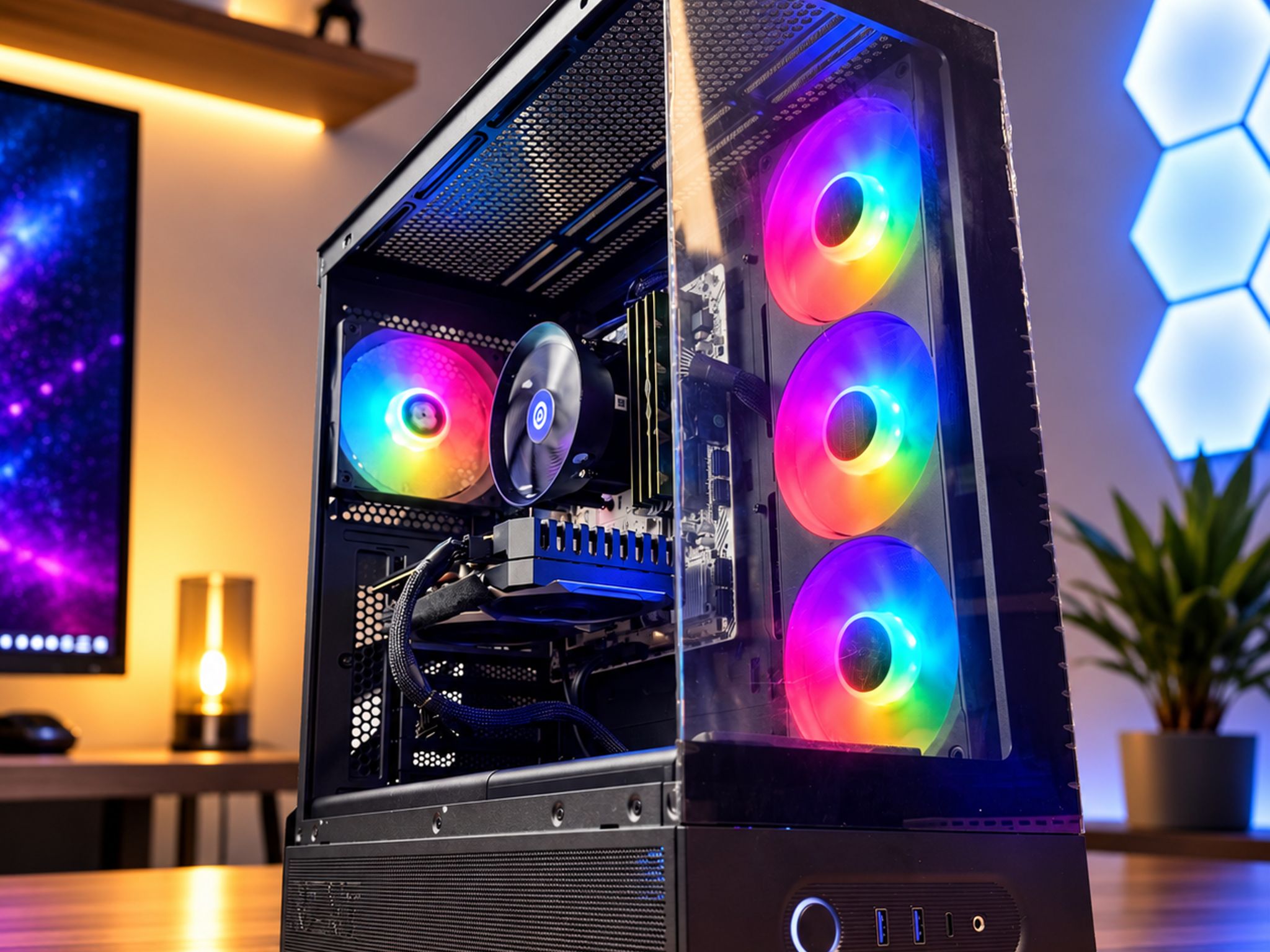 RX 5700 XT 8GB | Intel core i7 4.2GHZ | 32GB RAM | 1TB SSD | Wi-Fi/BT | Win 11 Custom NZXT Gaming PC
