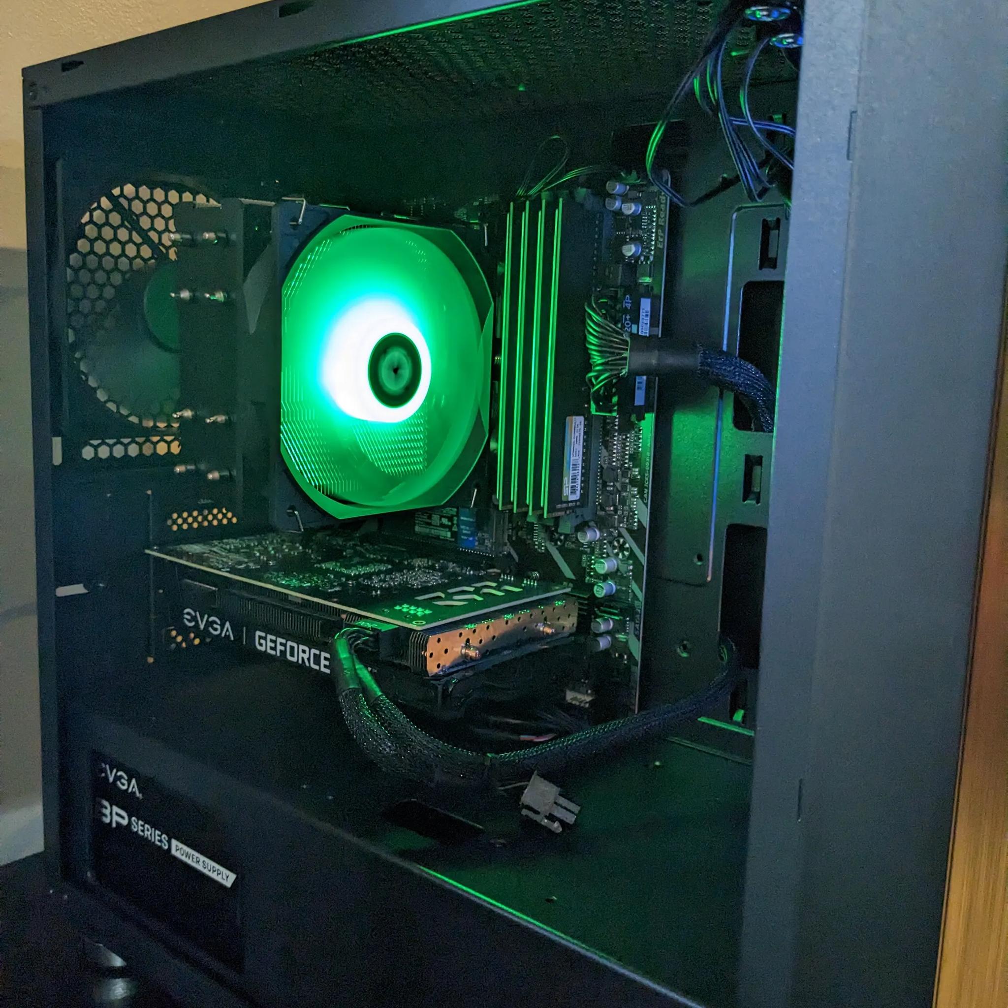 EVGA 3050 and Ryzen 5600G with 32GB of Ram