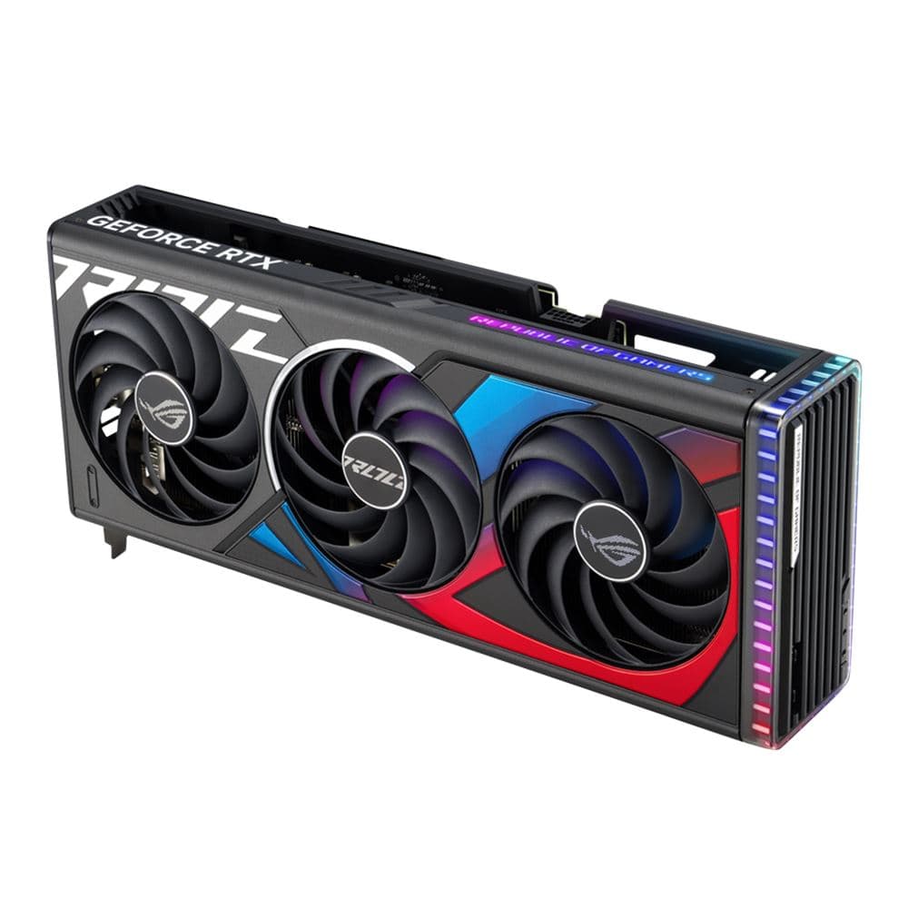 ASUS NVIDIA GeForce RTX 4070 Ti ROG Strix Overclocked Triple Fan 12GB GDDR6X PCIe 4.0 Graphics Card