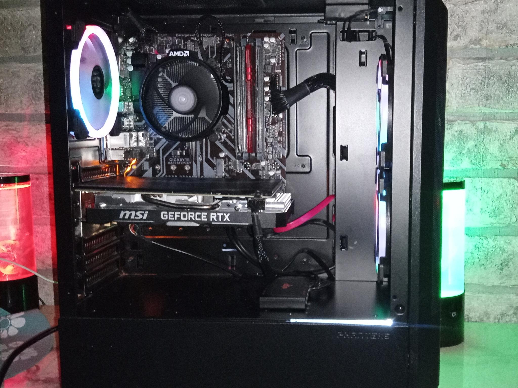 DESKTOP COMPUTER/RYZEN 5/RTX 2060/16GB RAM/512 SSD/600W PSU/WIN 11 PRO/WIFI