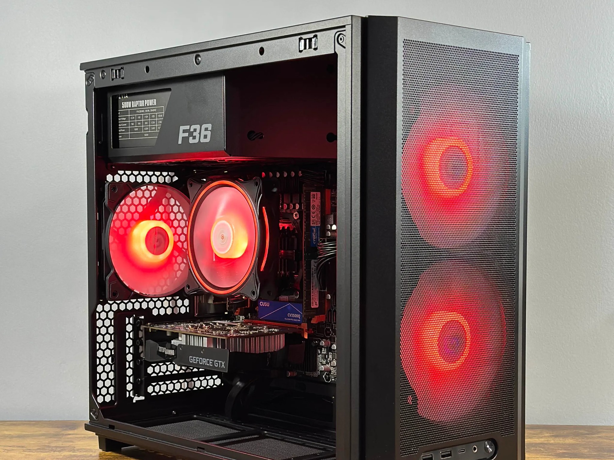 Intel i7 6 Core | GeForce GTX 1650 | 32GB RAM | 512GB SSD | WIFI | 1080p Black Gaming PC