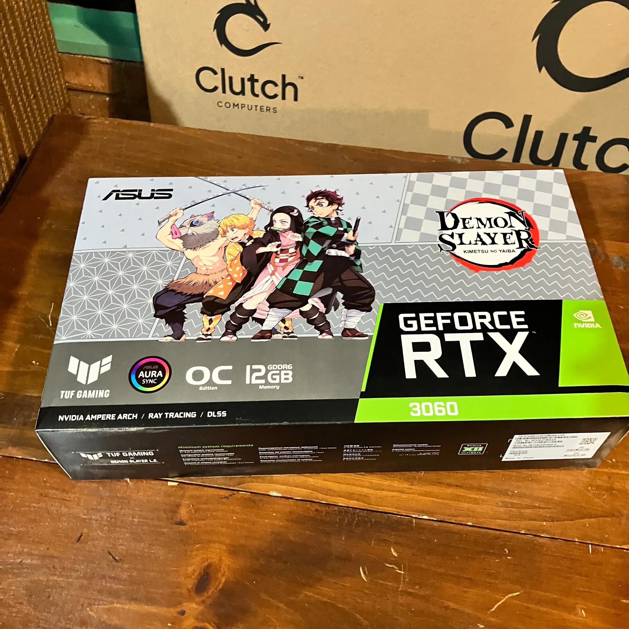 UNOPENED ASUS Tuf RTX 3060 Demon Slayer Limited Edition