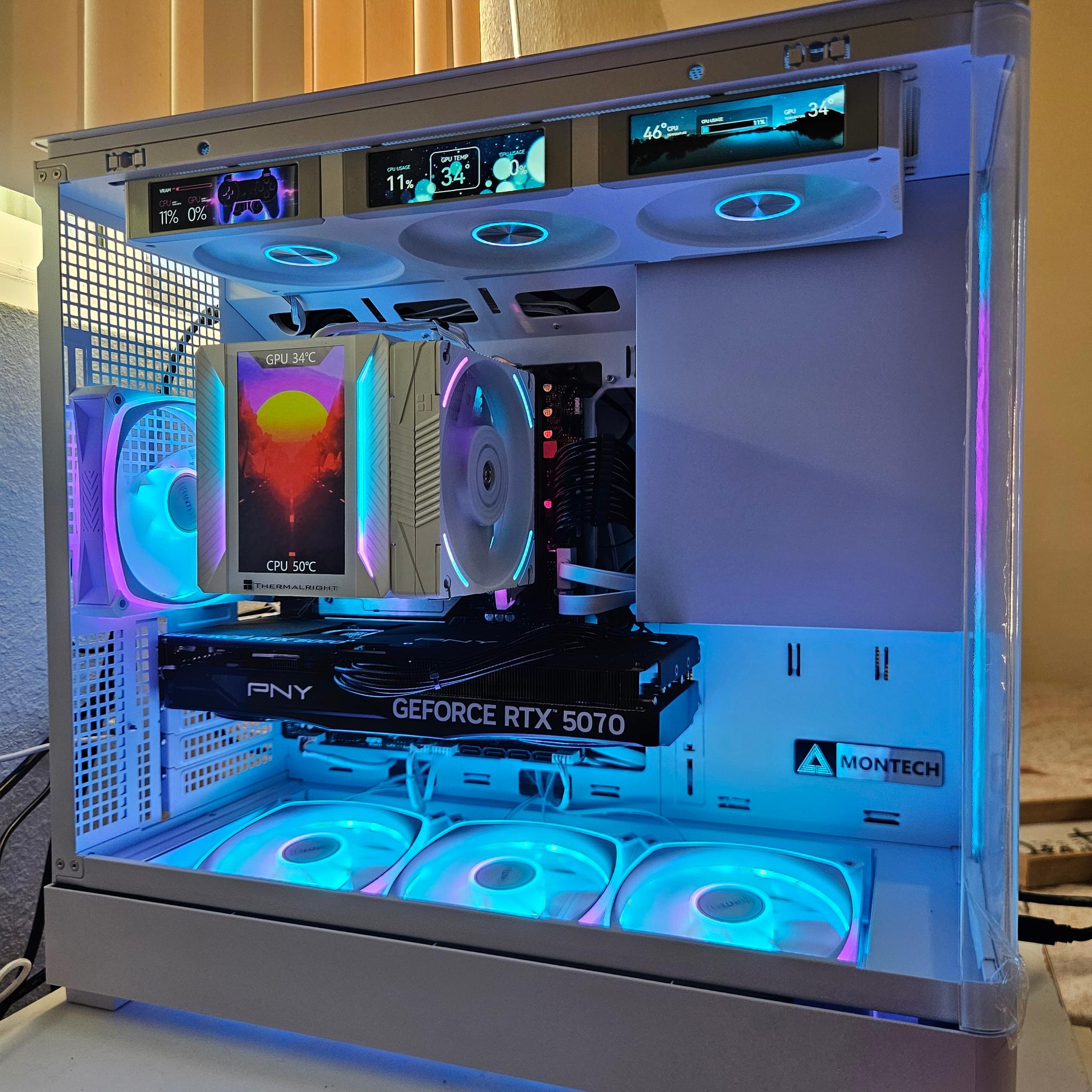 GeForce RTX 5070 Custom Gaming PC - Ryzen 7 9700X
