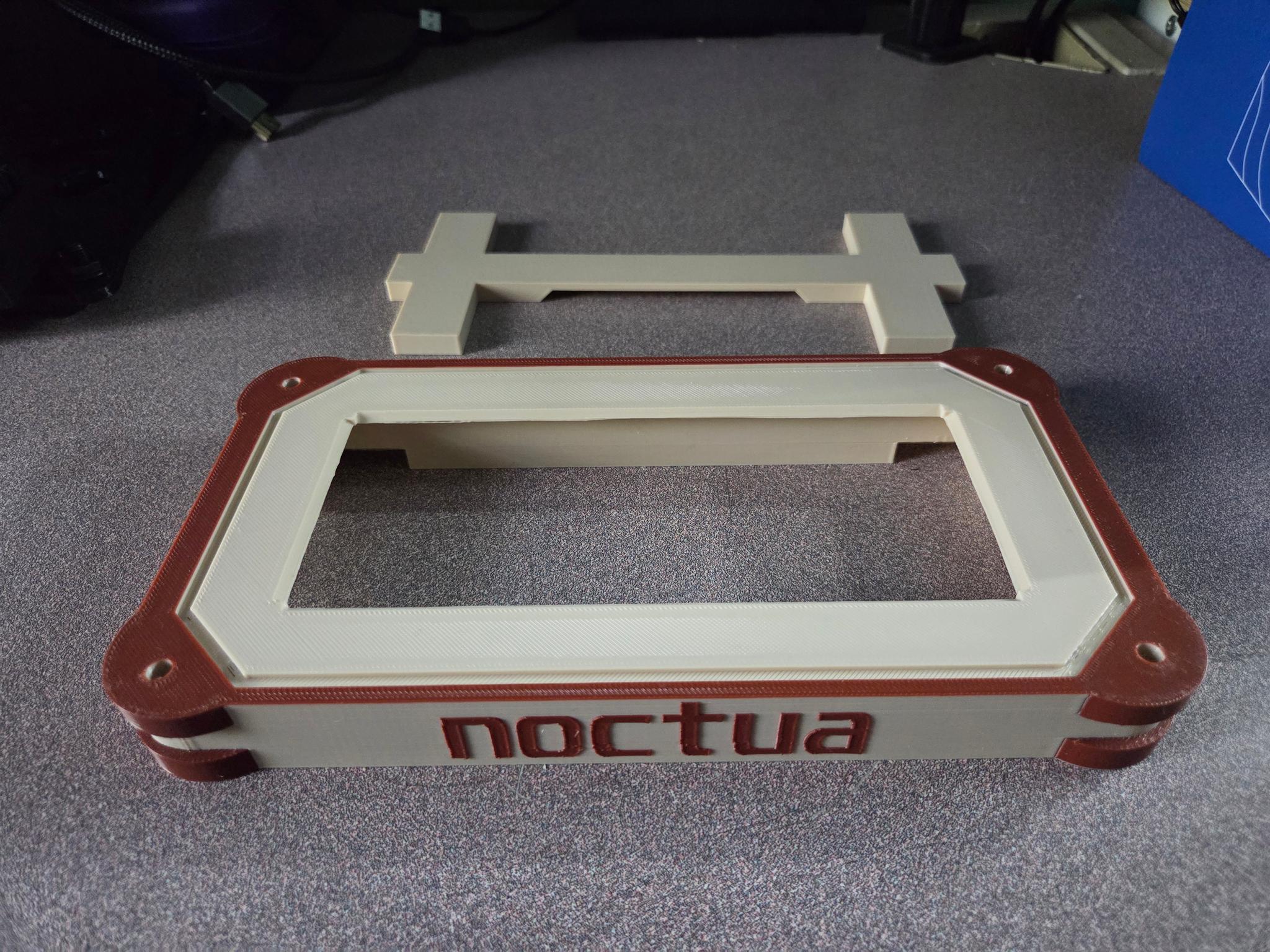 Custom Noctua-Themed 3D Printed LCD Display Enclosure & LCD Diplay 6.86inch