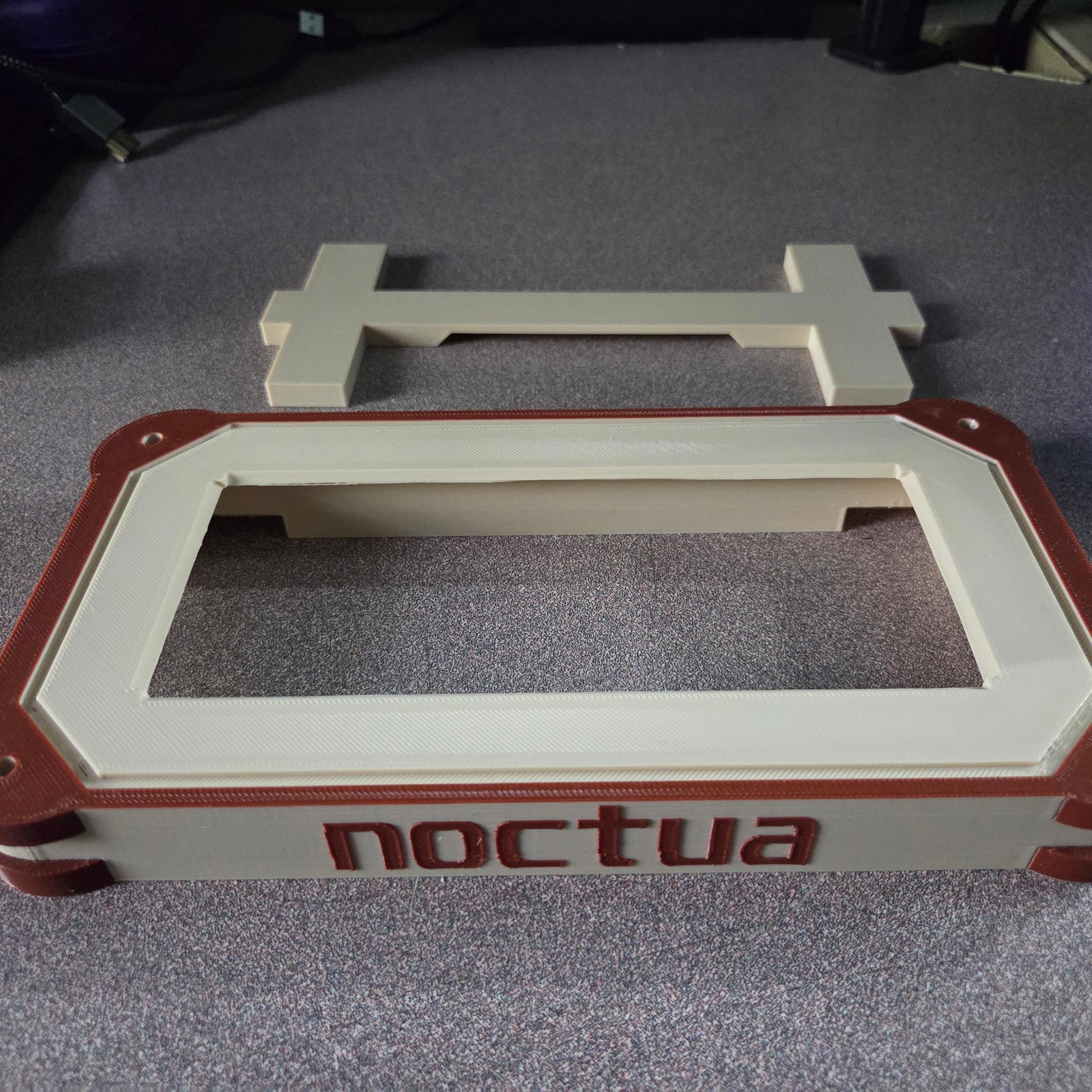 Custom Noctua-Themed 3D Printed LCD Display Enclosure & LCD Diplay 6.86inch