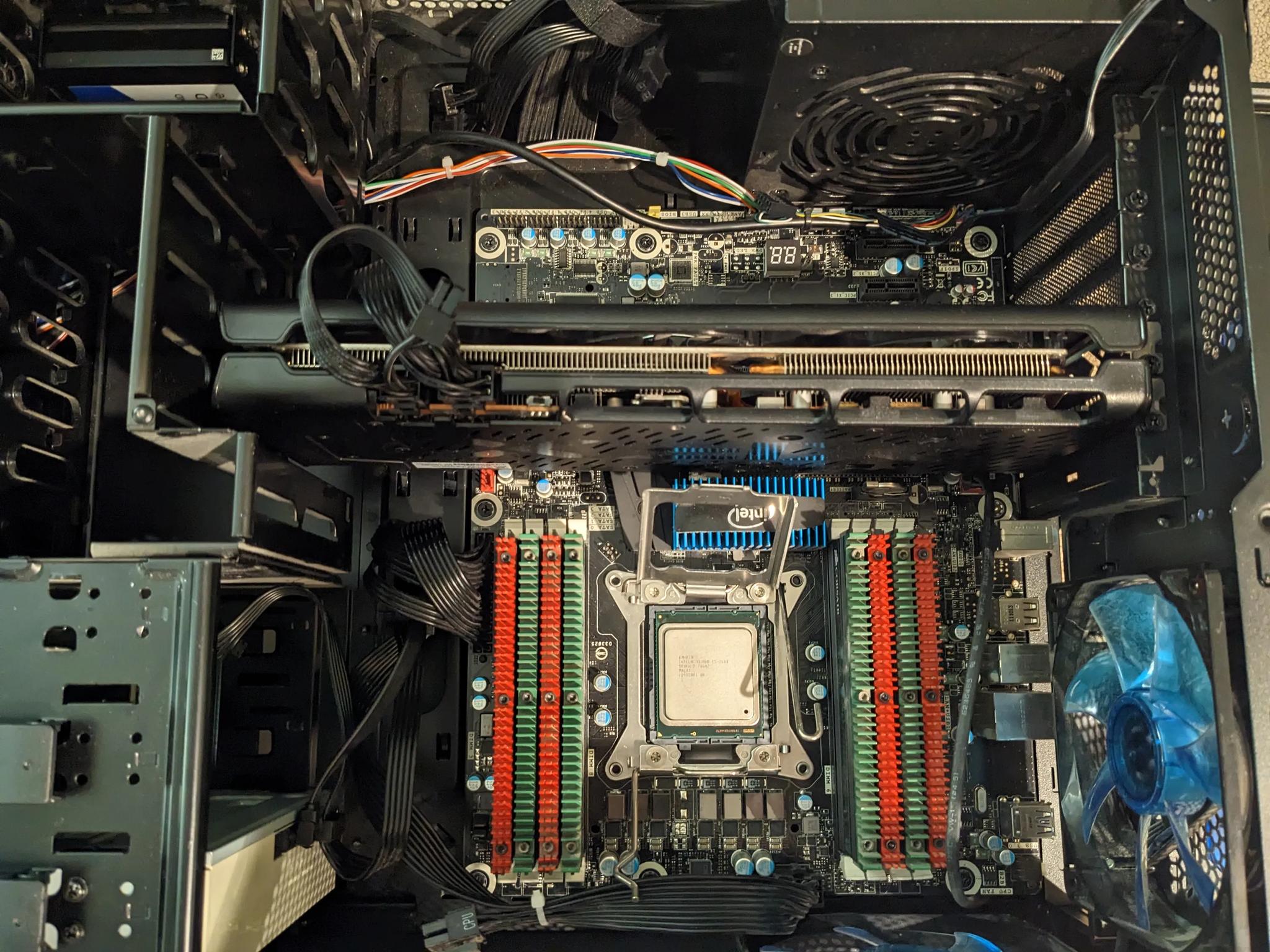 Intel x79 Motherboard Combo 8c/16t 24gb DDR3