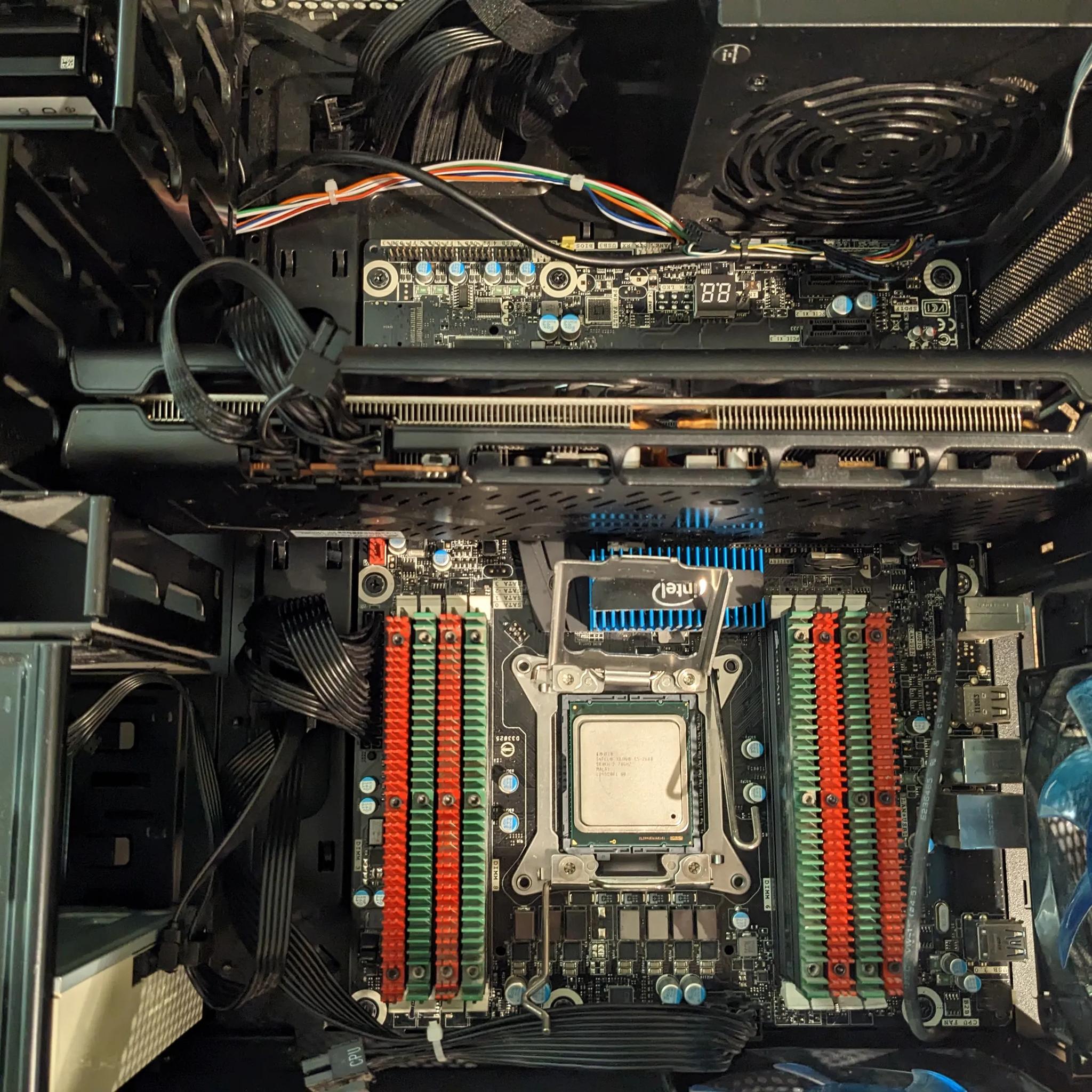 Intel x79 Motherboard Combo 8c/16t 24gb DDR3
