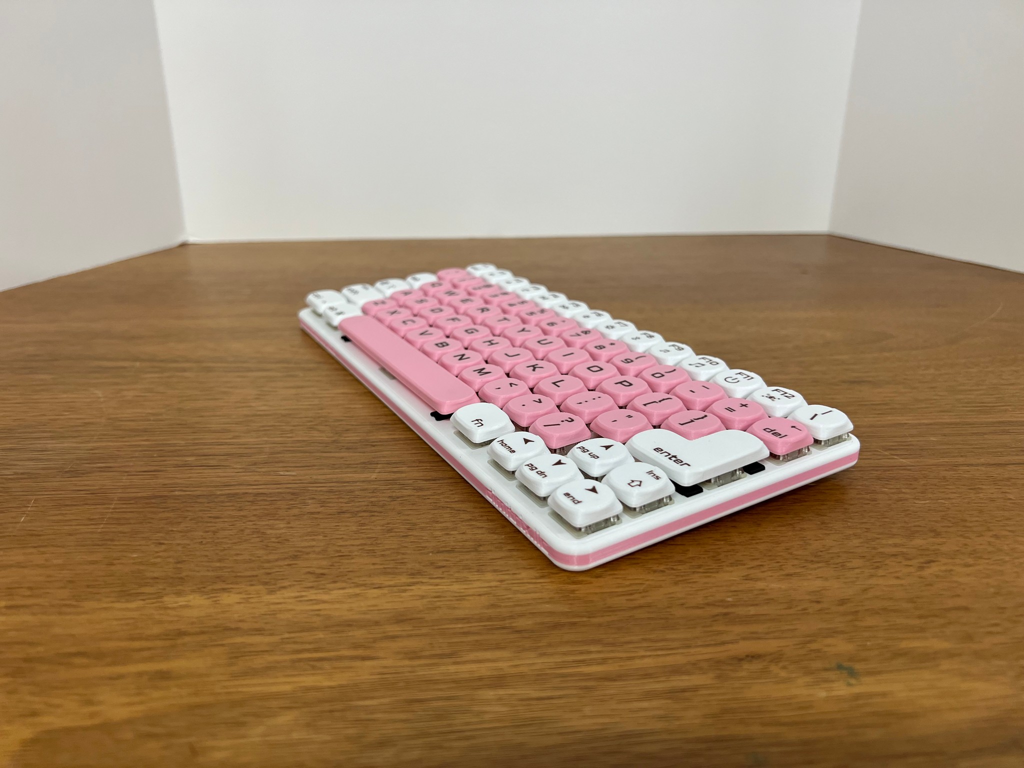 Low Profile 74-key Wired Mechanical Keyboard • Hot Swappable, Hand Assembled, Gaming, Travel, USB-C