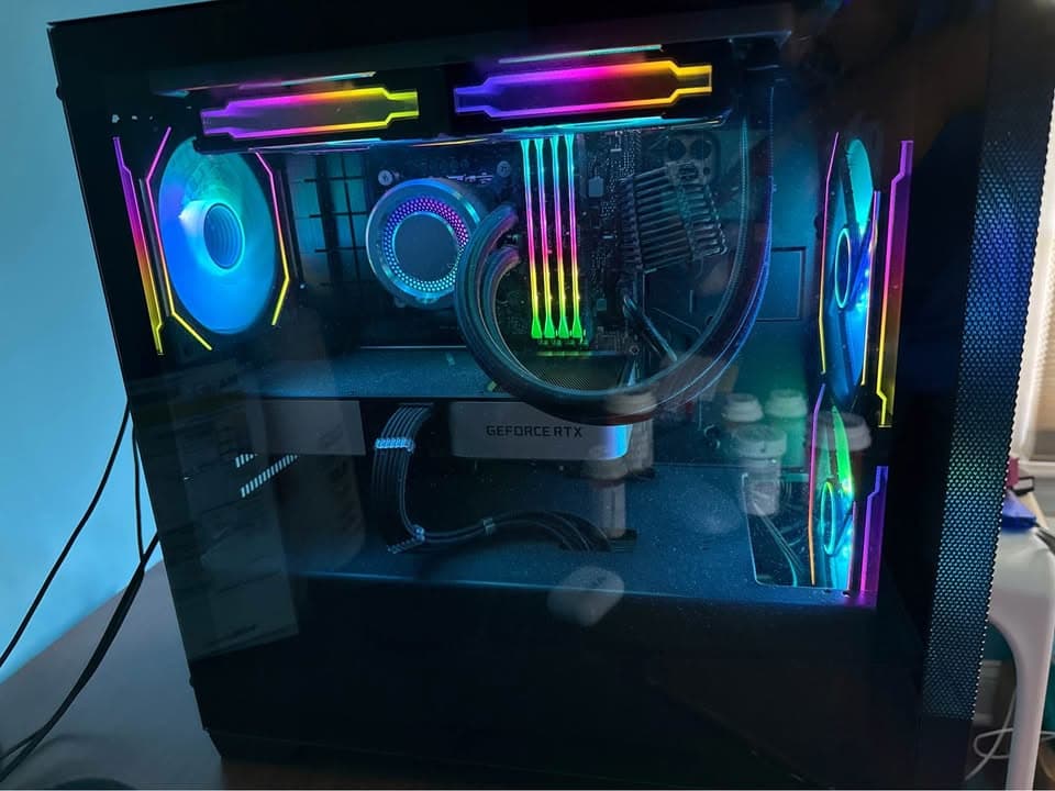 1080p Custom Gaming PC with RGB: i5-13600kf and RTX 3060 TI FE