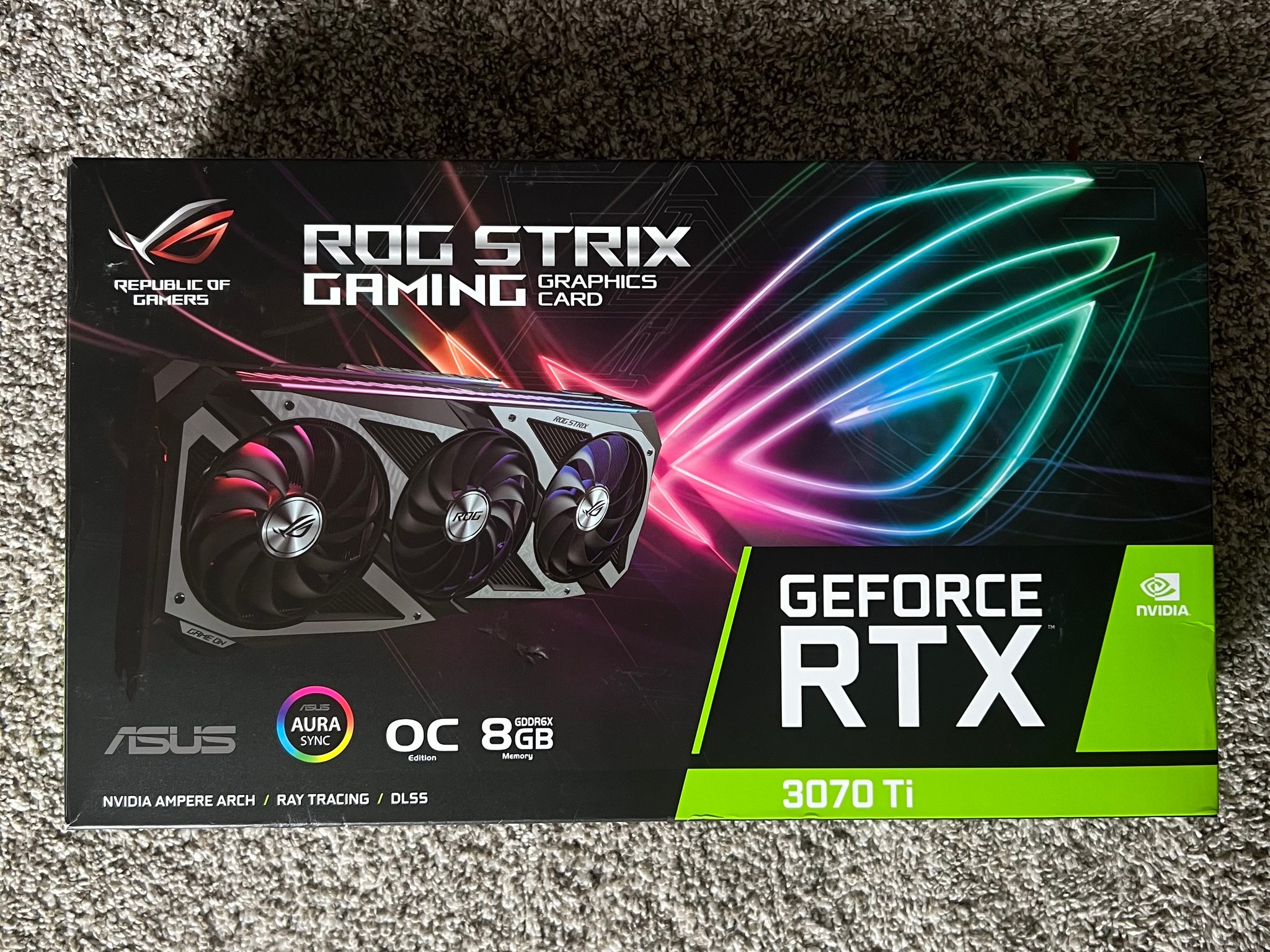 ASUS ROG Strix GeForce RTX 3070 Ti OC 8GB GDDR6X