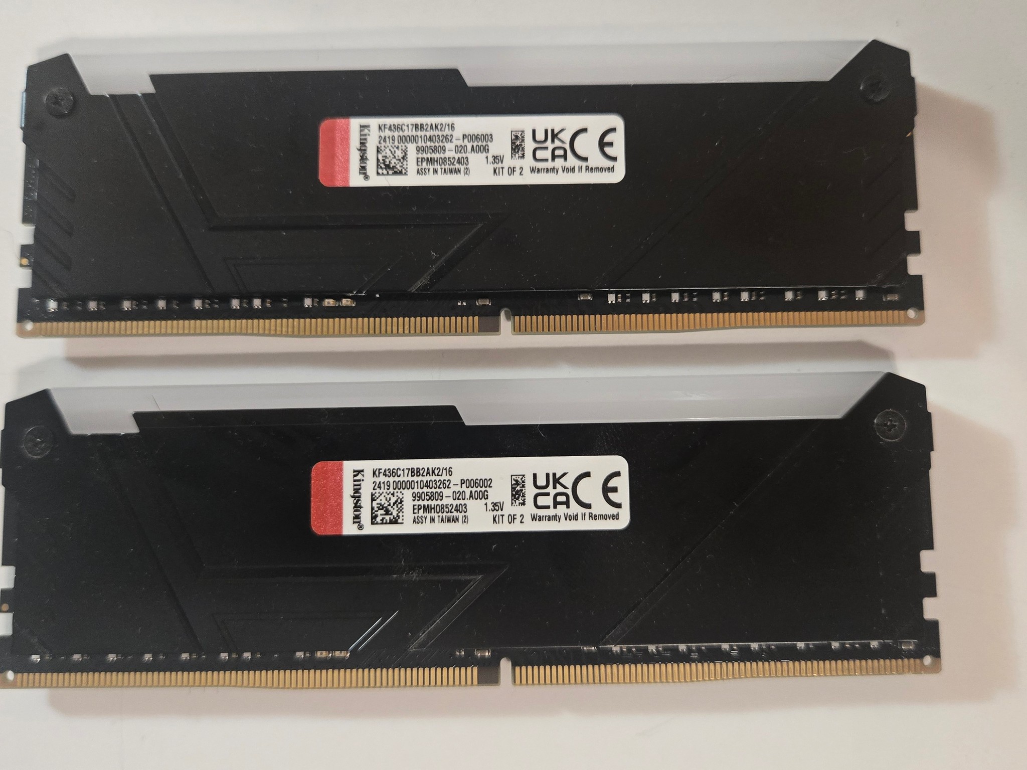 Kingston Fury Beast RGB 16GB DDR4-3600 (2x8GB)