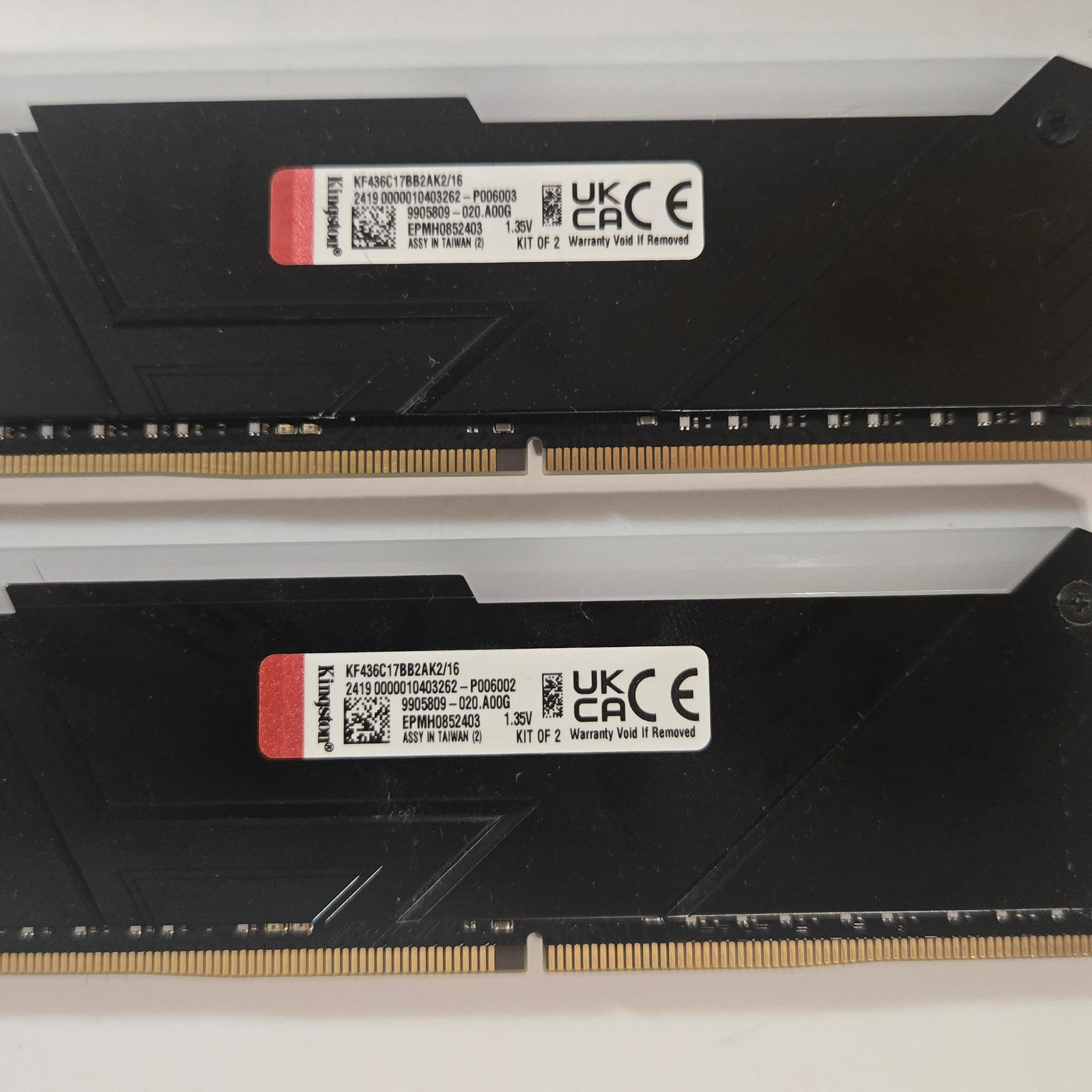 Kingston Fury Beast RGB 16GB DDR4-3600 (2x8GB)