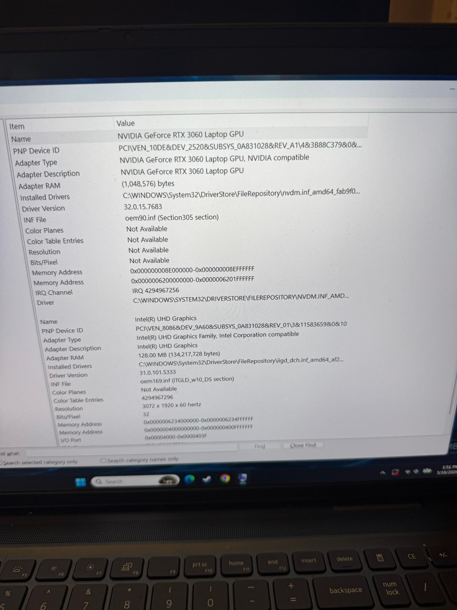 Great Laptop i7-1180H / RTX3060 / 32bg DDR4 - Inspiron 16 7610 touch pad is touchy