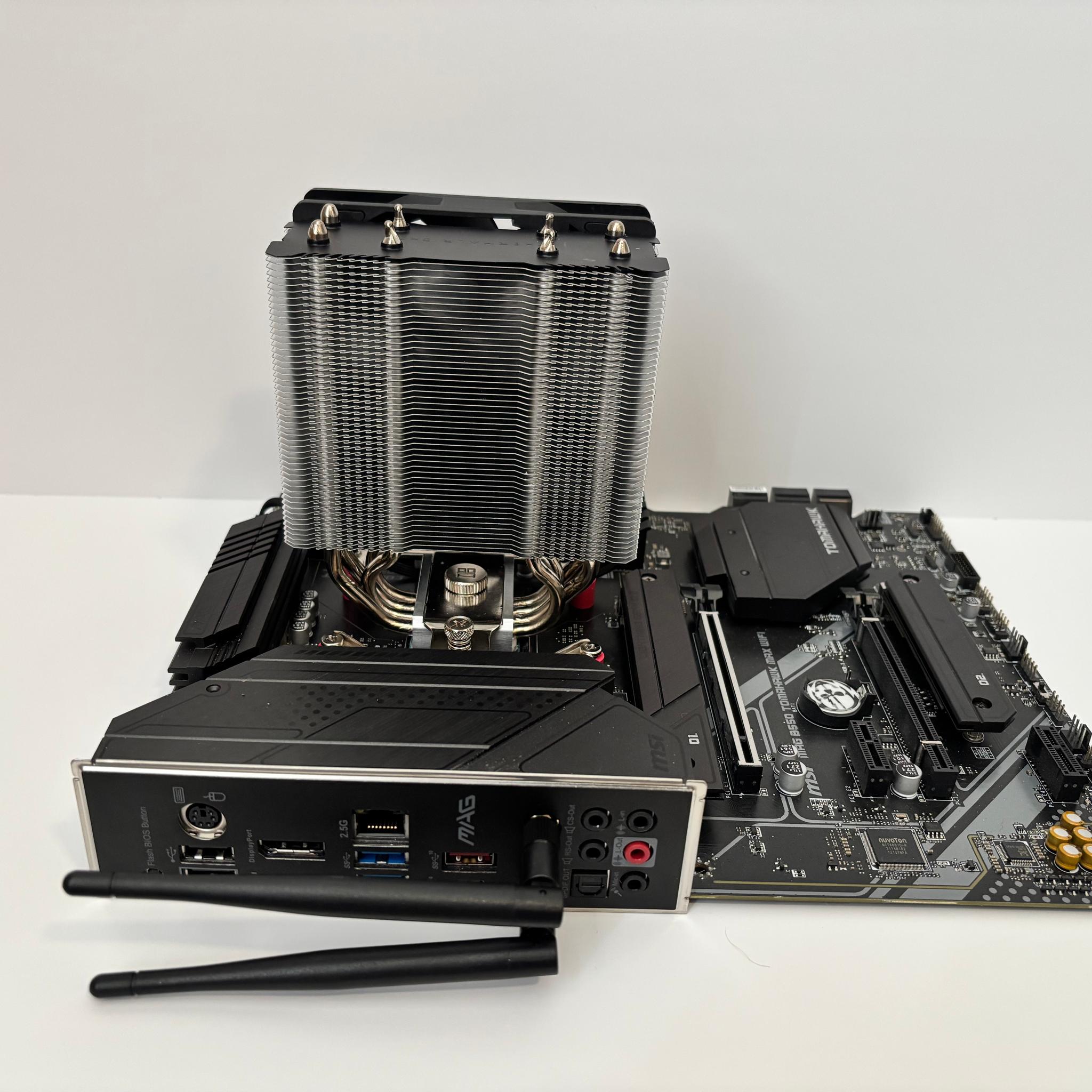 Ryzen 5 5600X + MSI MAG B550 MAX WiFi Motherboard Bundle w/ 1TB NVMe SSD & Cooler
