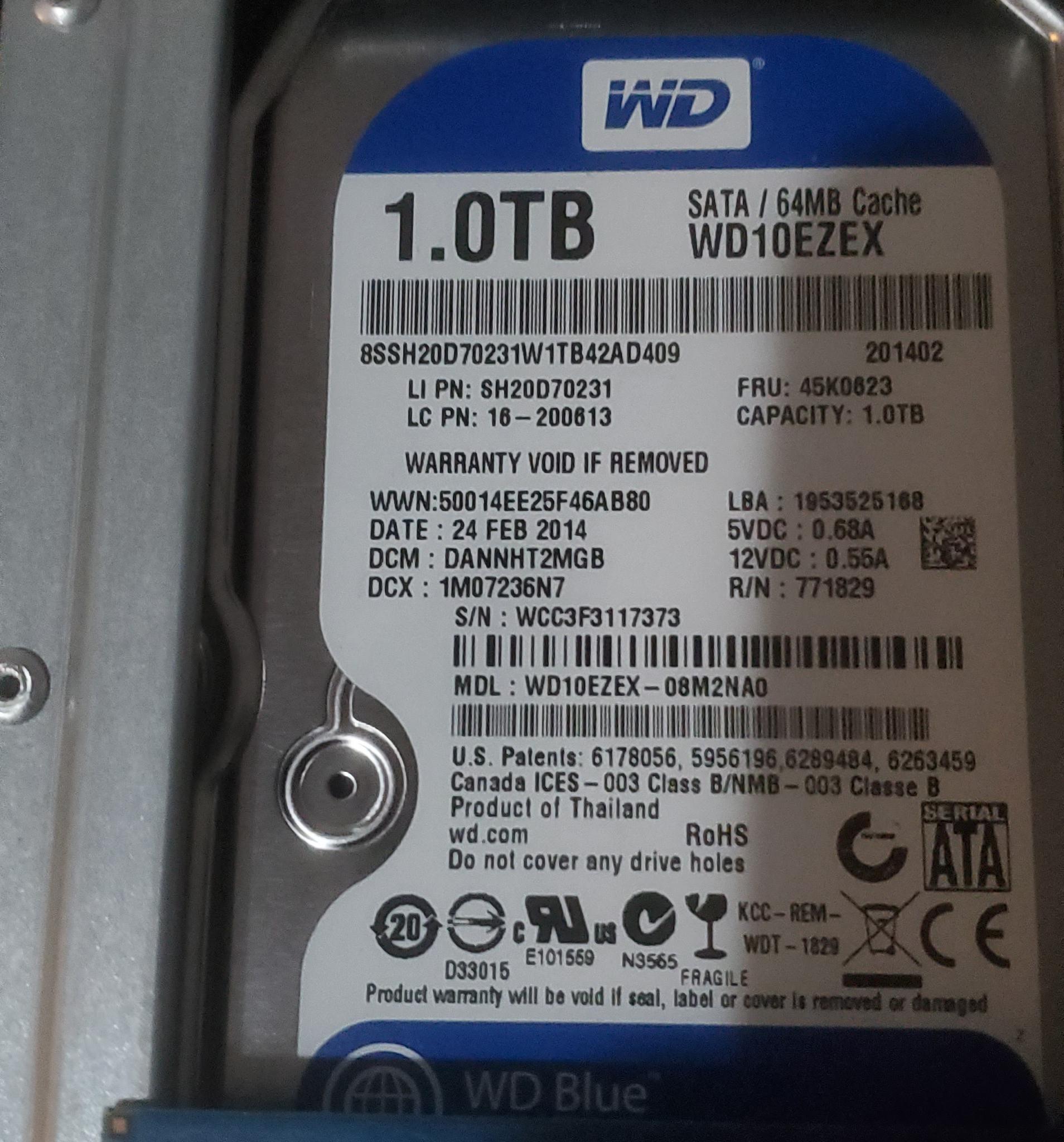 Lenovo Thinkcentre M83 SFF PC, Celeron G1840 2C/2T, 8Gb RAM, 1Tb HDD, iGPU