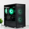 ⚫ Black Gaming PC – RTX 3060 TI, Ryzen 5 3600, 16GB RAM, 500GB SSD - WiFi, BlueTooth ⚫