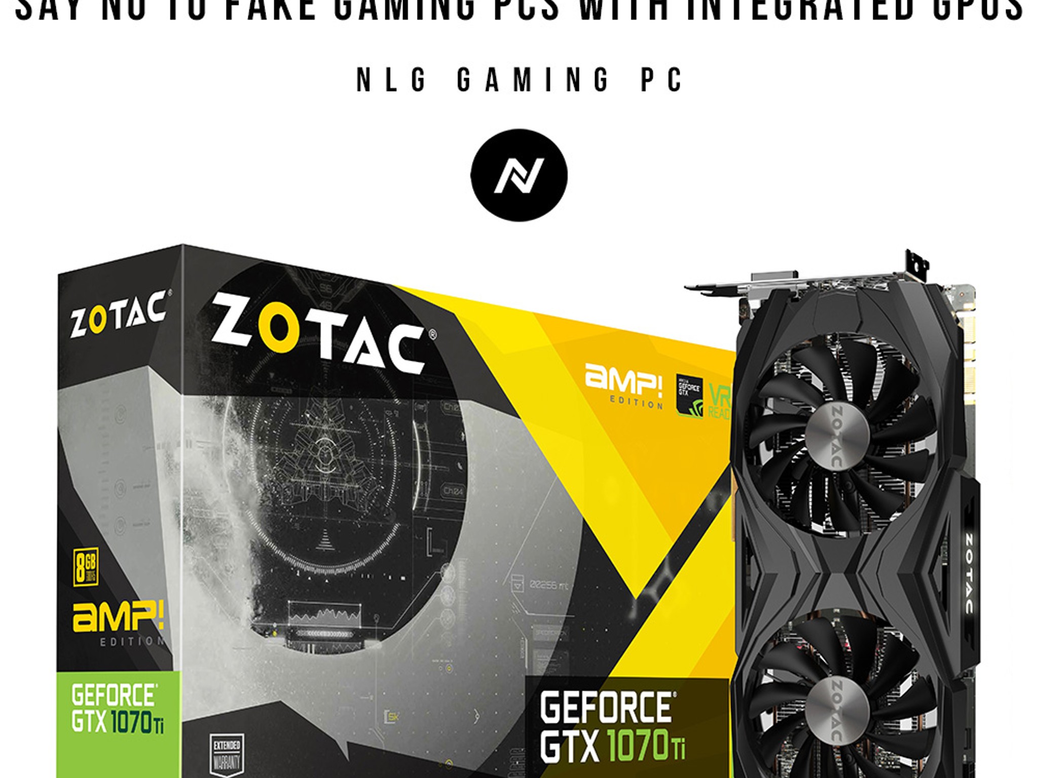 💎 Pure Performance Gaming PC - Intel 10-Core, GeForce GTX 1070Ti, 32GB RAM, 512GB M.2 SSD, WIFI