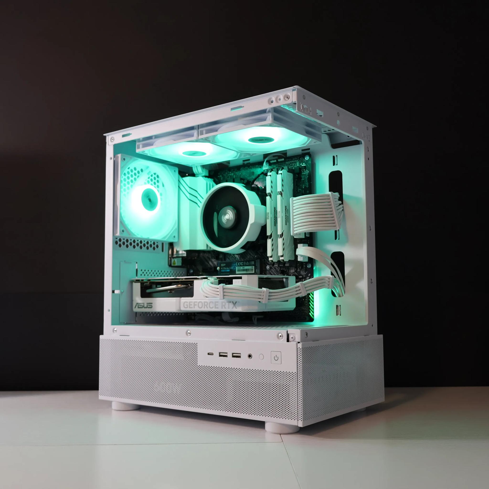 🧊FROSTED🧊 Gaming PC | AMD Ryzen 5 5500 | 32GB | RTX 4060 | 1TB SSD | Win11 PRO | Wi-Fi