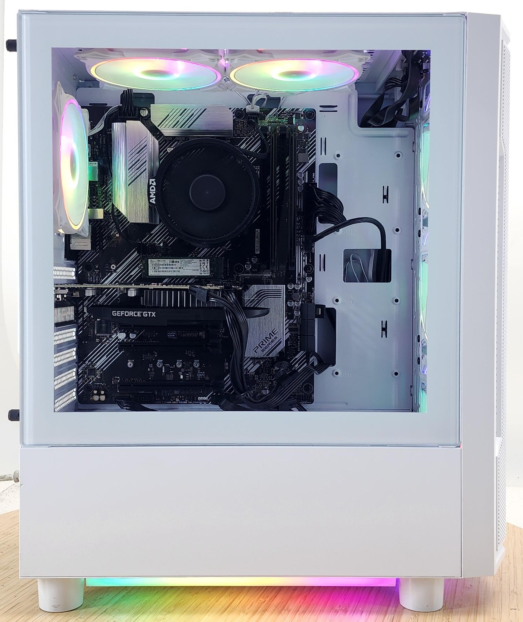 Gaming PC Ryzen 5 3600 16GB RAM 256GB SSD + 1TB HDD GTX 1650 4GB Win11 Computer