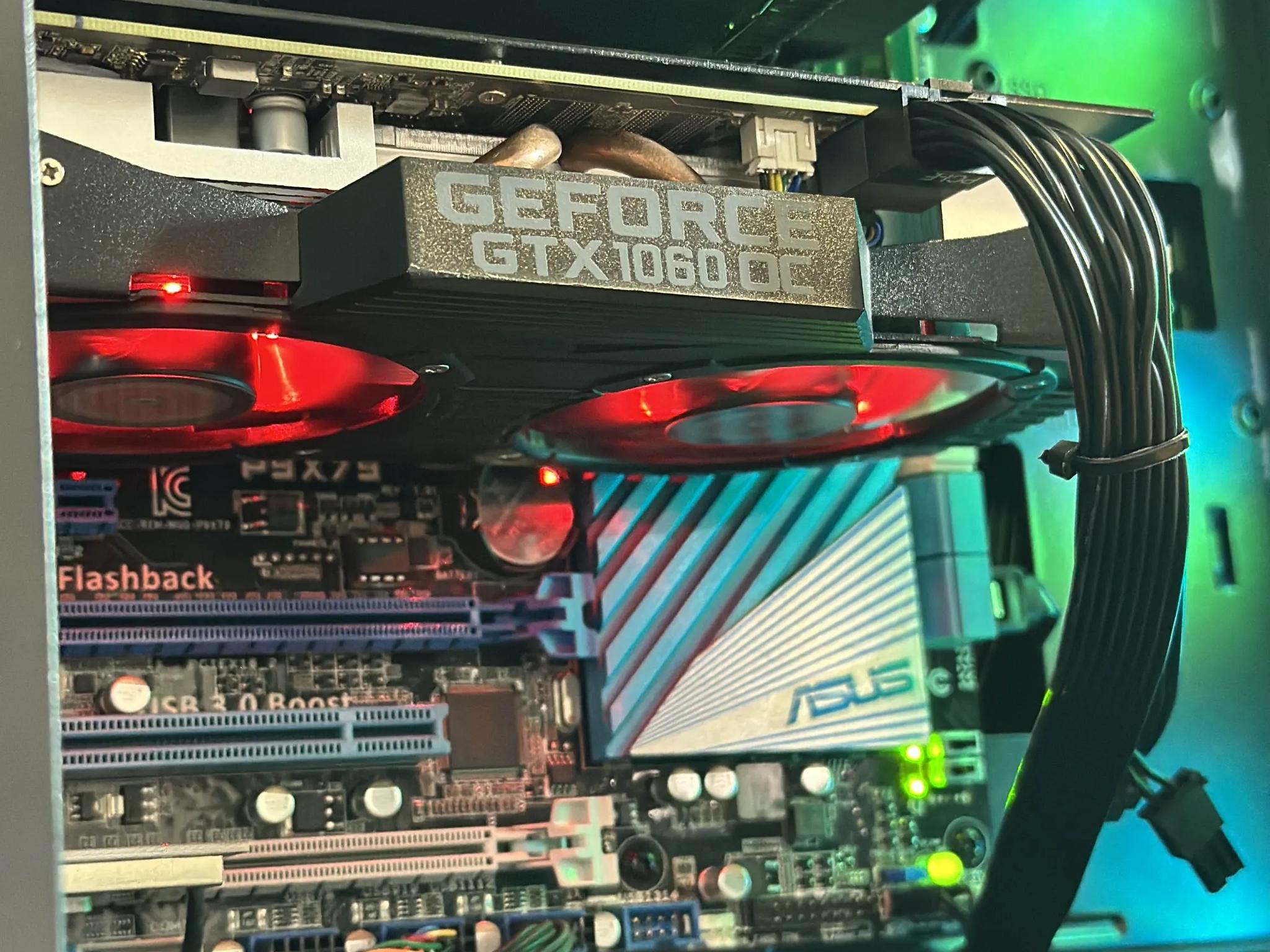 GTX 1060 6GB | Intel i7 3930K | 16GB DDR3 | 512GB SSD | Windows 10 | WIFI + BT | Custom Gaming PC