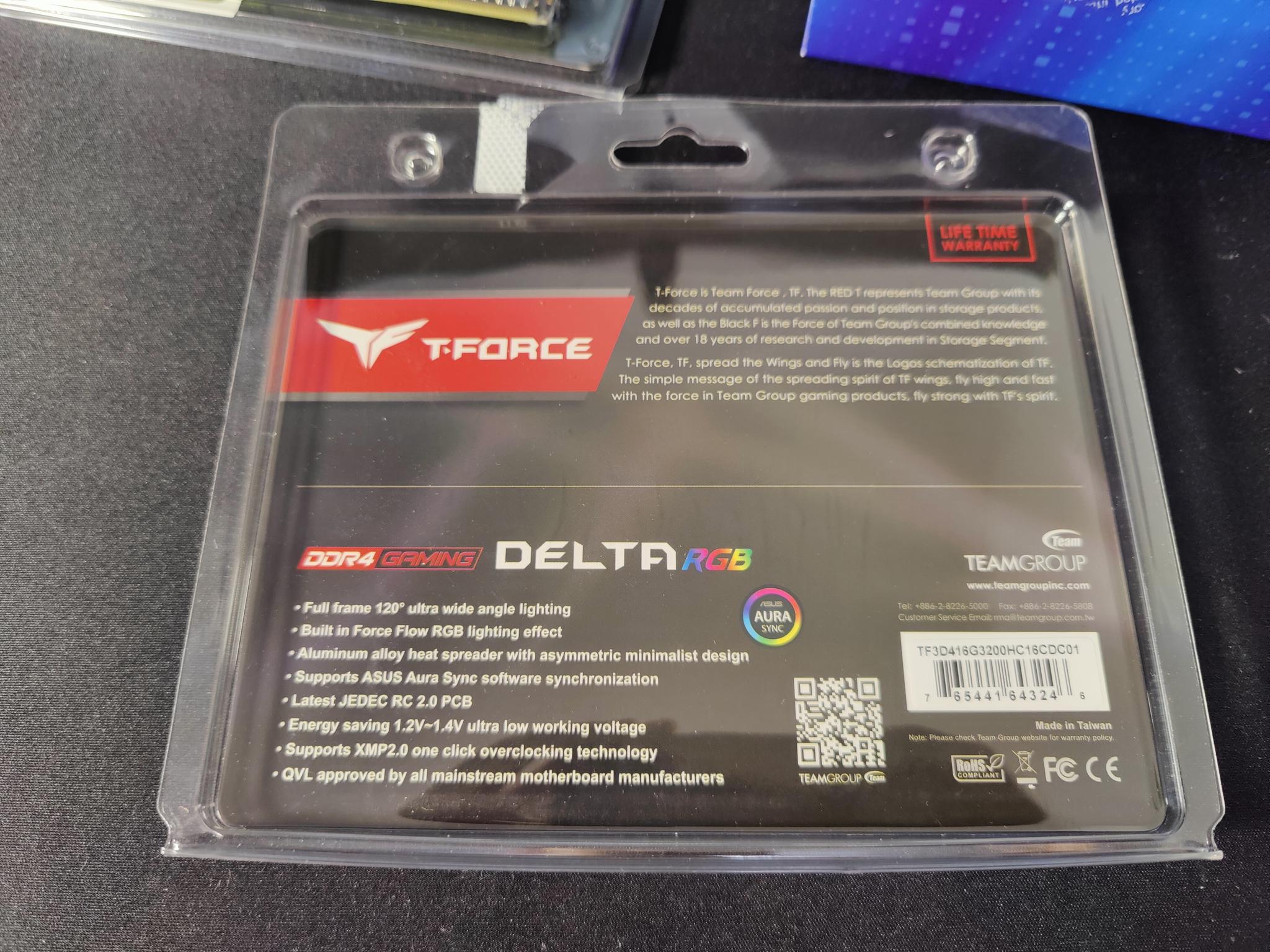 Team T-Force Delta RGB 16GB Ram set