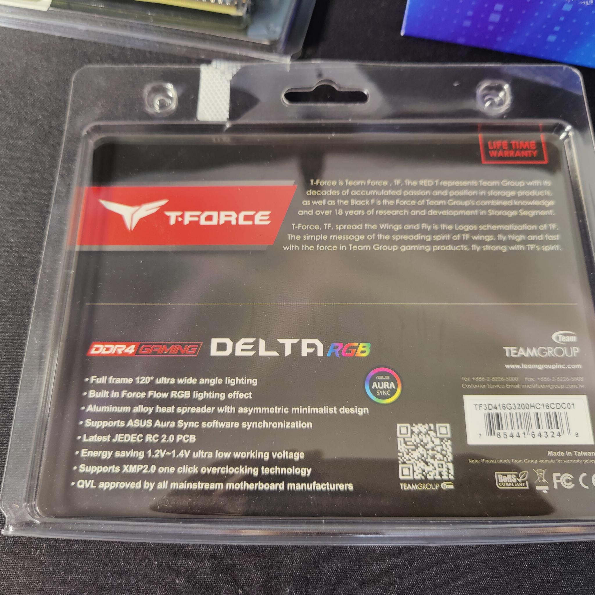 Team T-Force Delta RGB 16GB Ram set