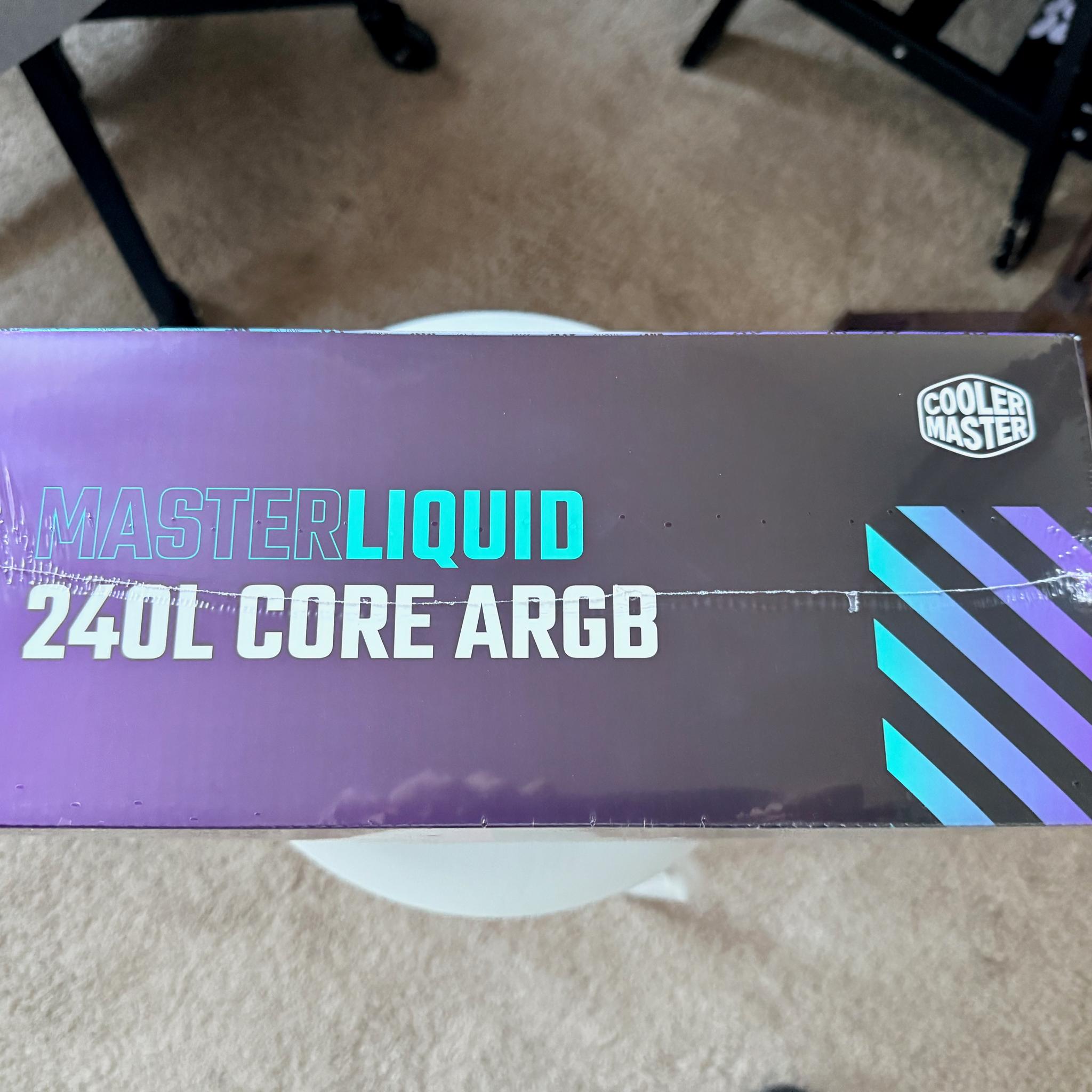 Cooler Master MasterLiquid 240L Core ARGB 240mm AIO - Brand New Sealed