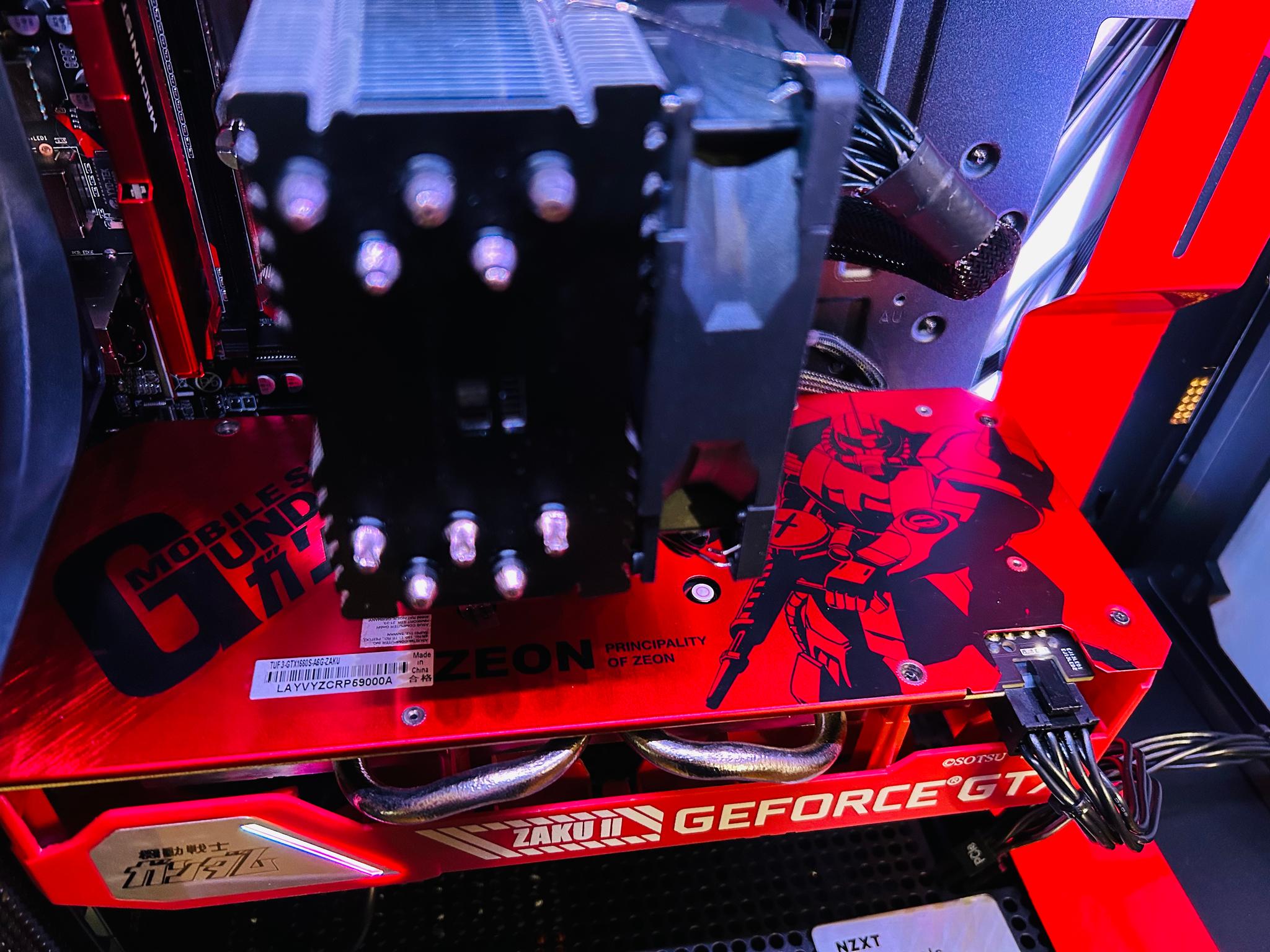 My Hero Academia/ Zaku II (Gundam) Anime collectors gaming rig