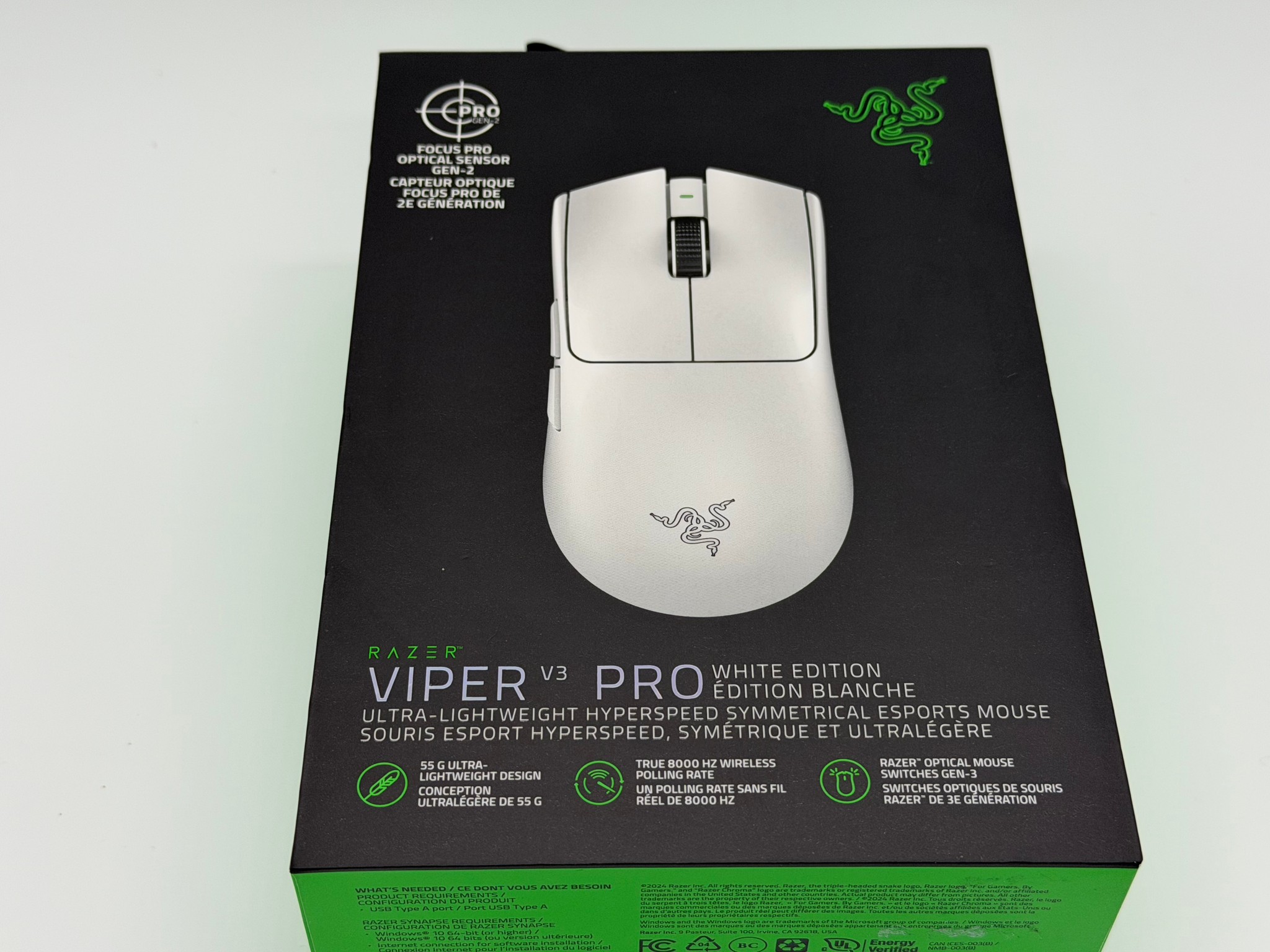 Razer Viper V3 Pro White Edition Gen-3