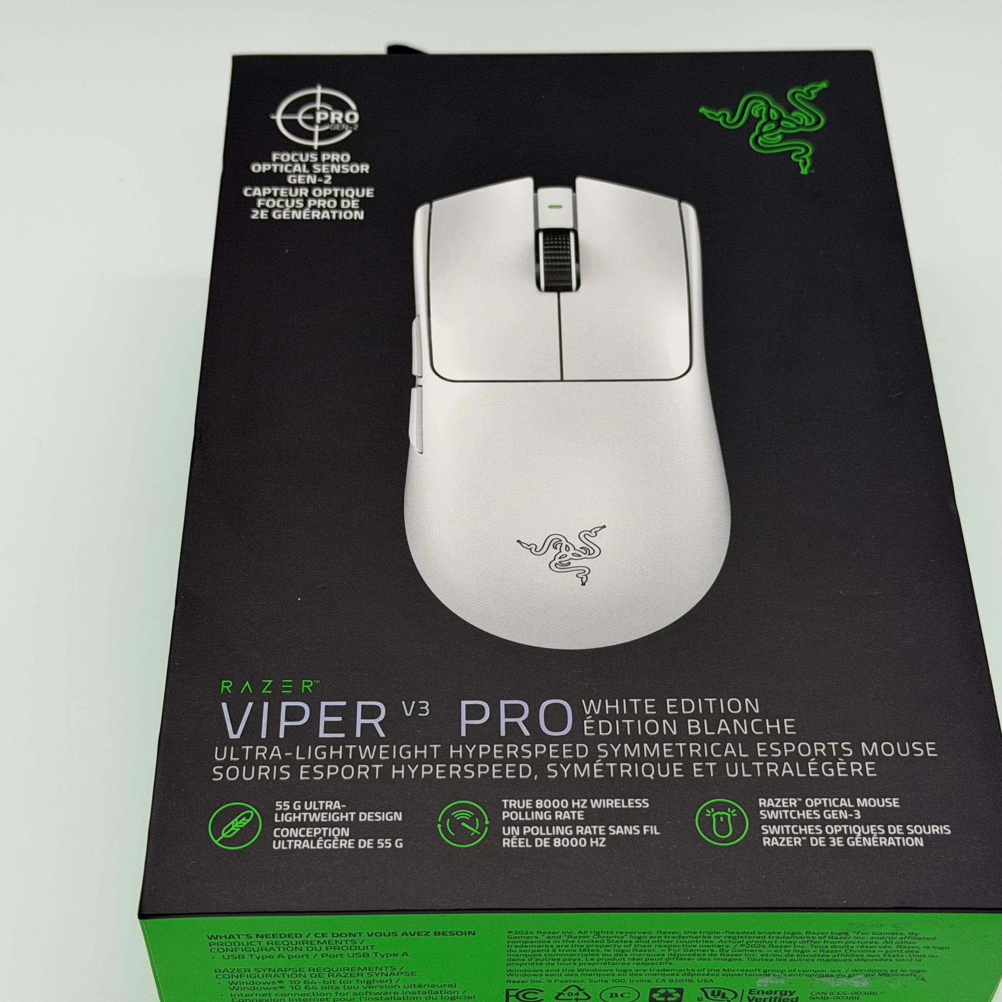 Razer Viper V3 Pro White Edition Gen-3