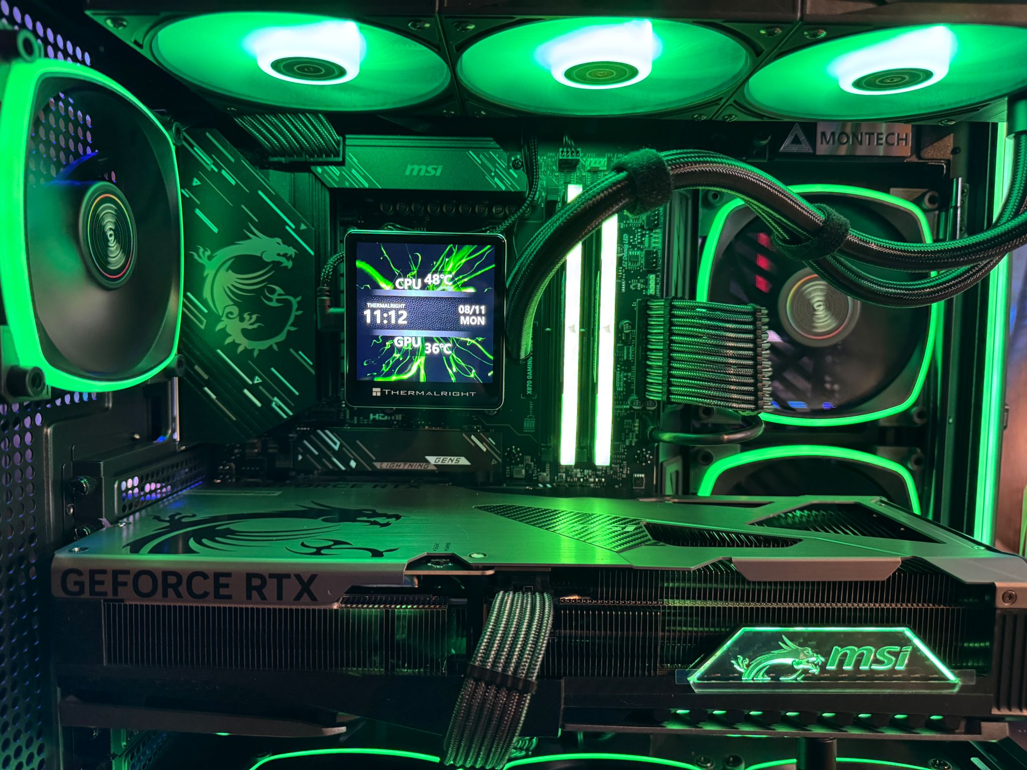 Custom Gaming PC MSI Vanguard 5070ti 16GB, Ryzen 7800x3d, MSI X870 Motherboard, 32GB DDR5. 1440p 4k