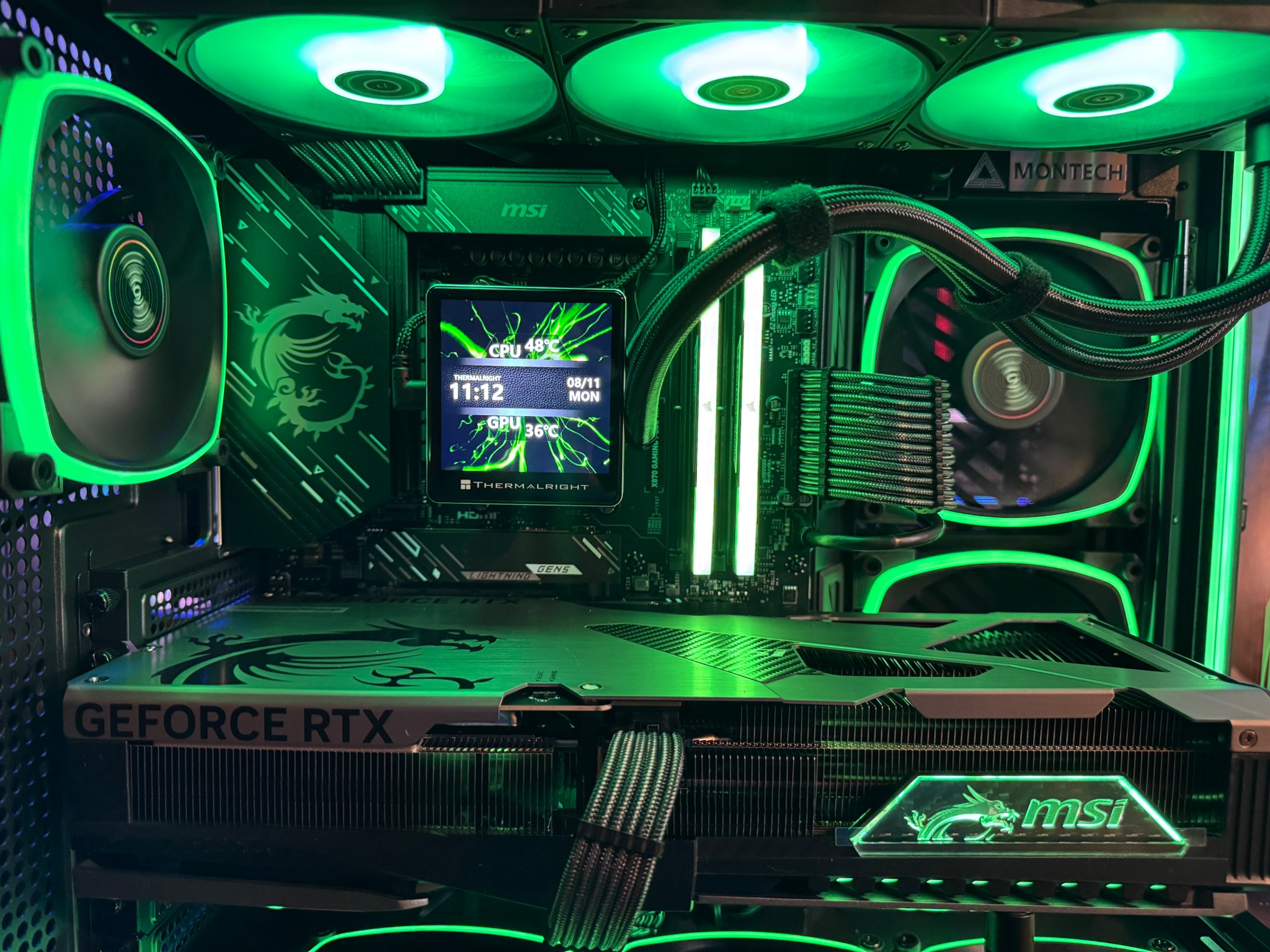 Custom Gaming PC MSI Vanguard 5070ti 16GB, Ryzen 7800x3d, MSI X870 Motherboard, 32GB DDR5. 1440p 4k