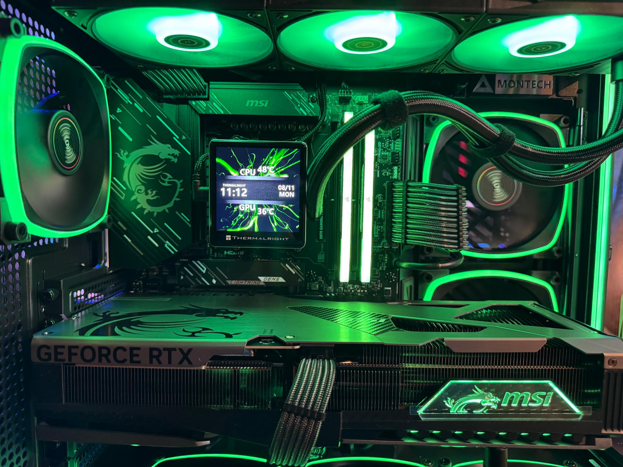 Custom Gaming PC MSI Vanguard 5070ti 16GB, Ryzen 7800x3d, MSI X870 Motherboard, 32GB DDR5. 1440p 4k