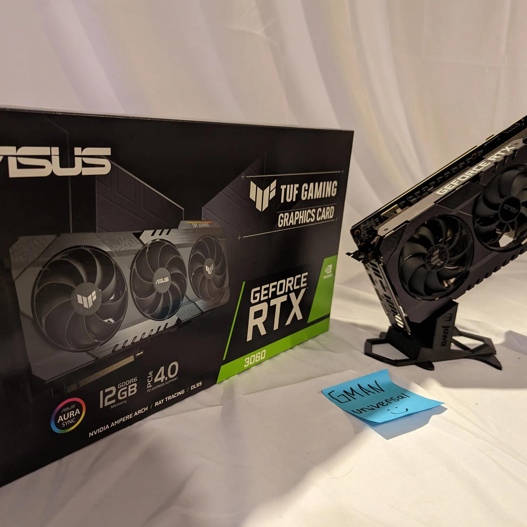 ASUS - NVIDIA GeForce RTX 3060 TUF Gaming 12GB GDDR6 PCI Express 4.0 Graphics Card - Black