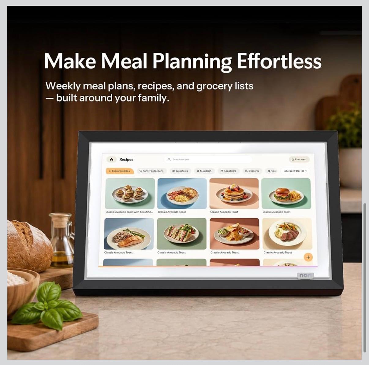 Nori AI-Powered Family Digital Calendar Smart Display Hub